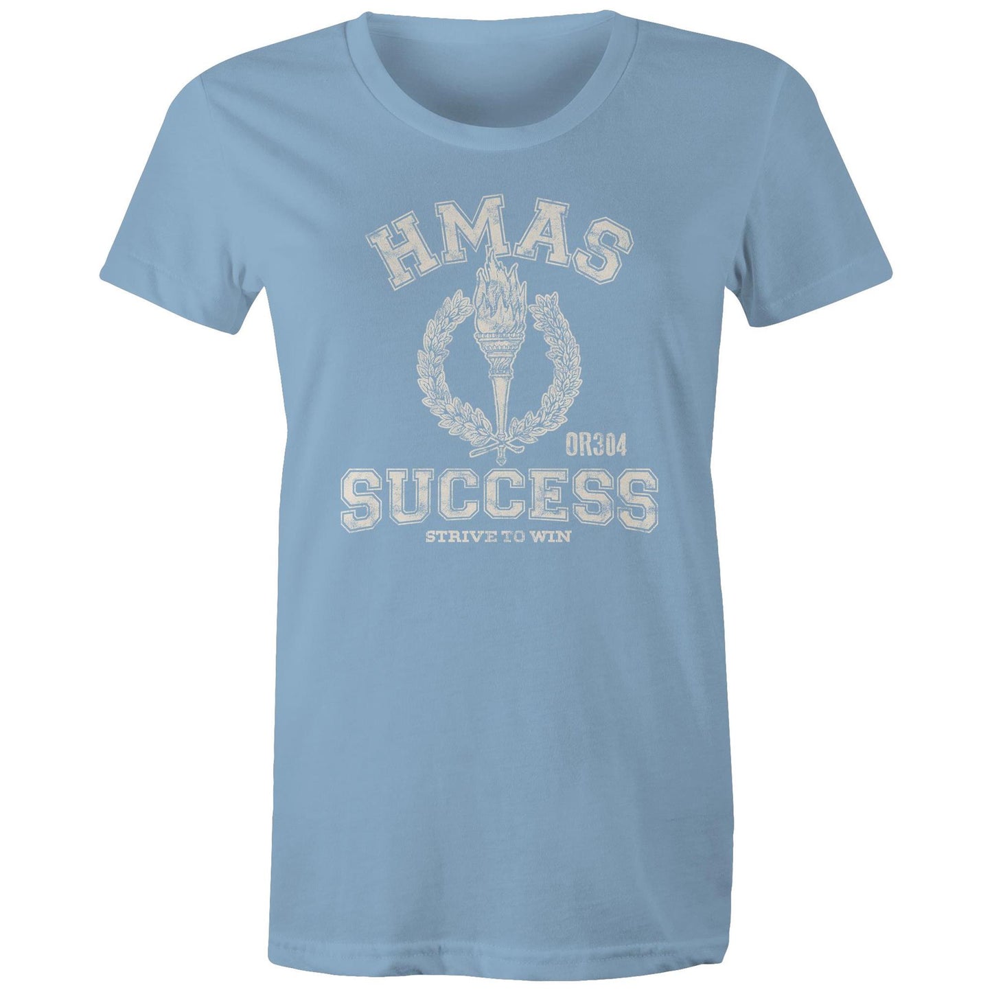 HMAS Success OR304 Women's T-shirt (style Alpha, white)