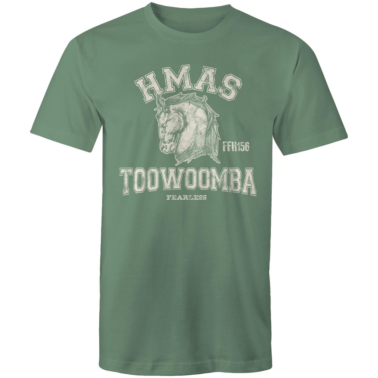 HMAS Toowoomba FFH156 Men's T-shirt (style Alpha, white)