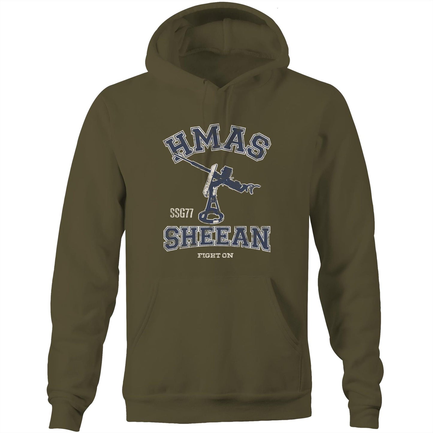 HMAS Sheean SSG77 Men's Hoodie (style Alpha)