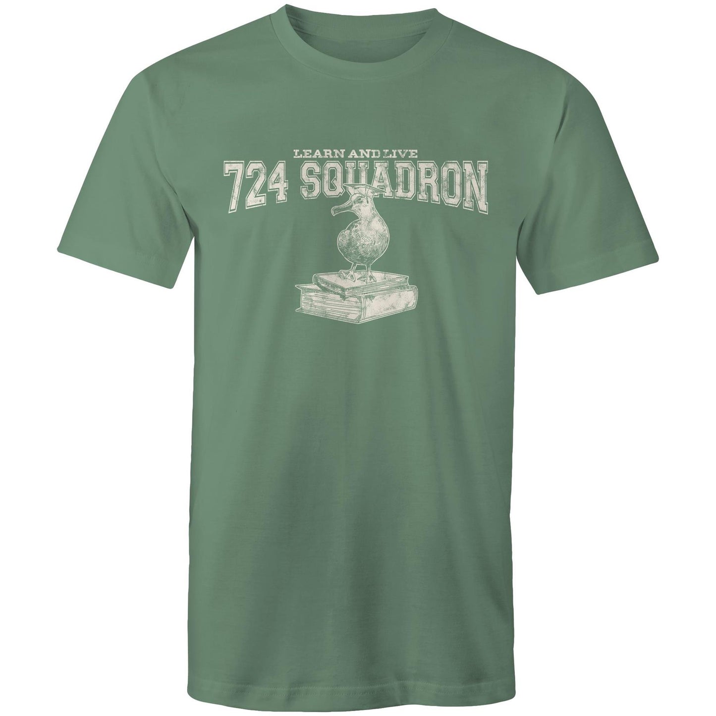 724 Squadron Men's T-shirt (style Alpha, white)