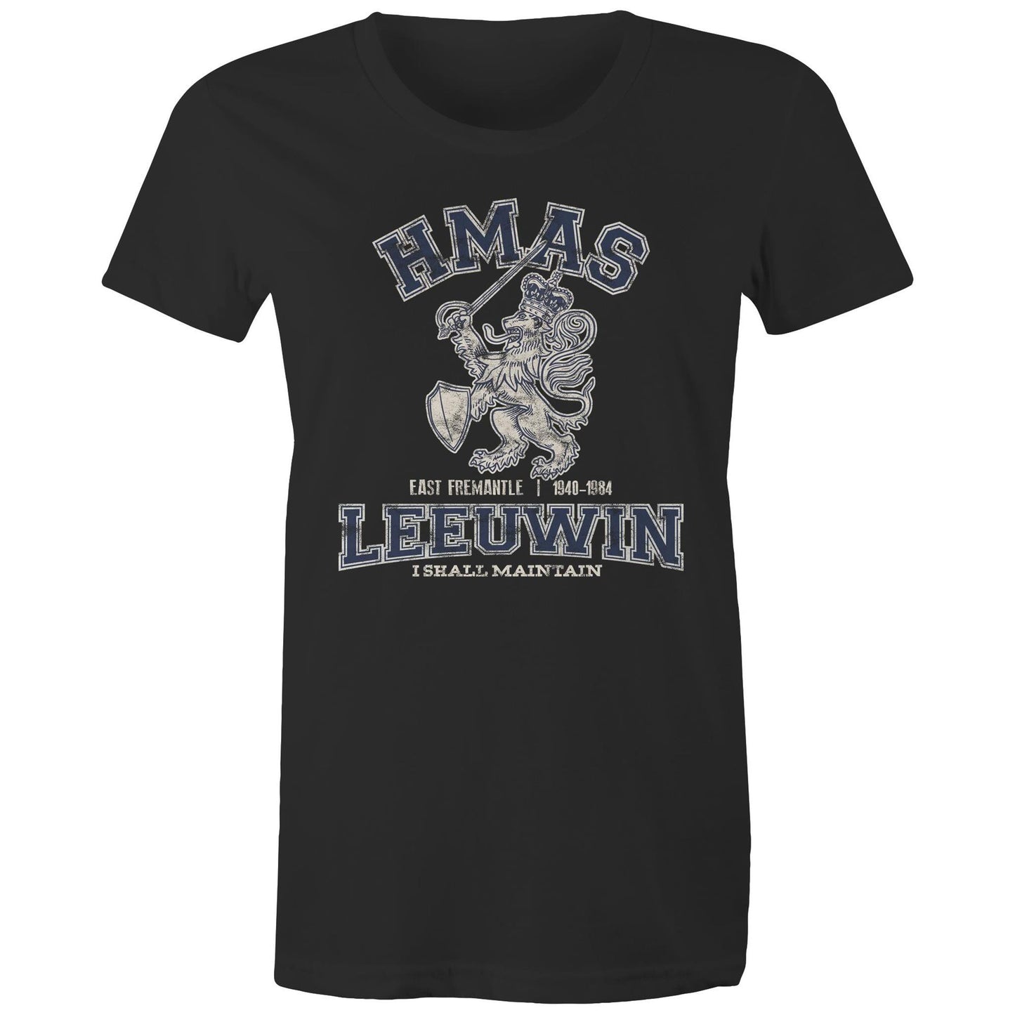 HMAS Leeuwin Women's T-shirt (style Alpha, blue)
