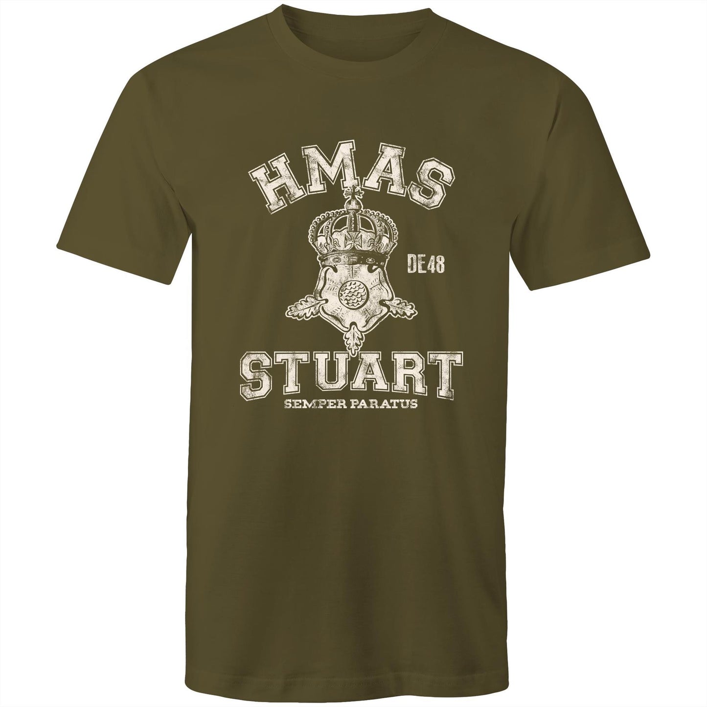 HMAS Stuart (II) DE48 Men's T-shirt (style Alpha, white)