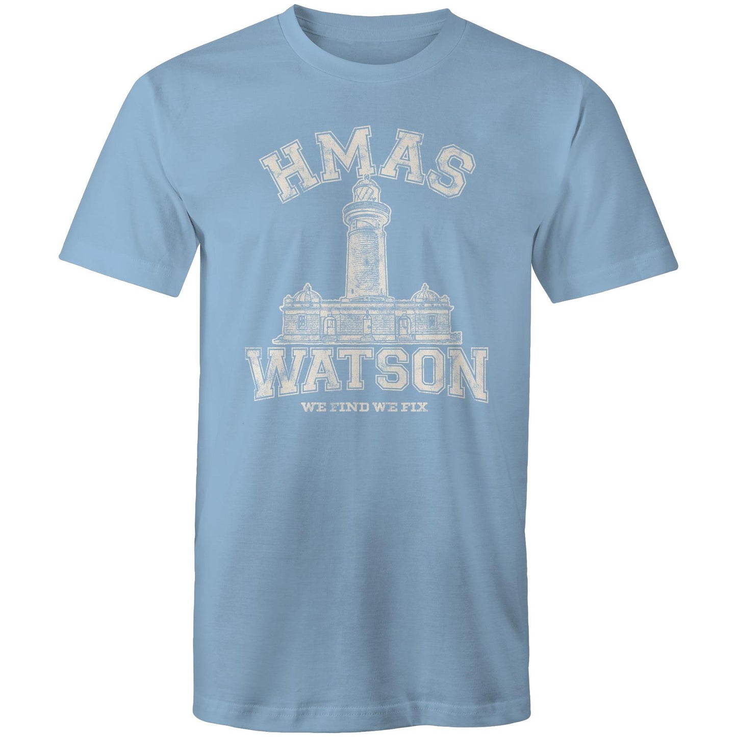 HMAS Watson Men's T-shirt (style Alpha, white)