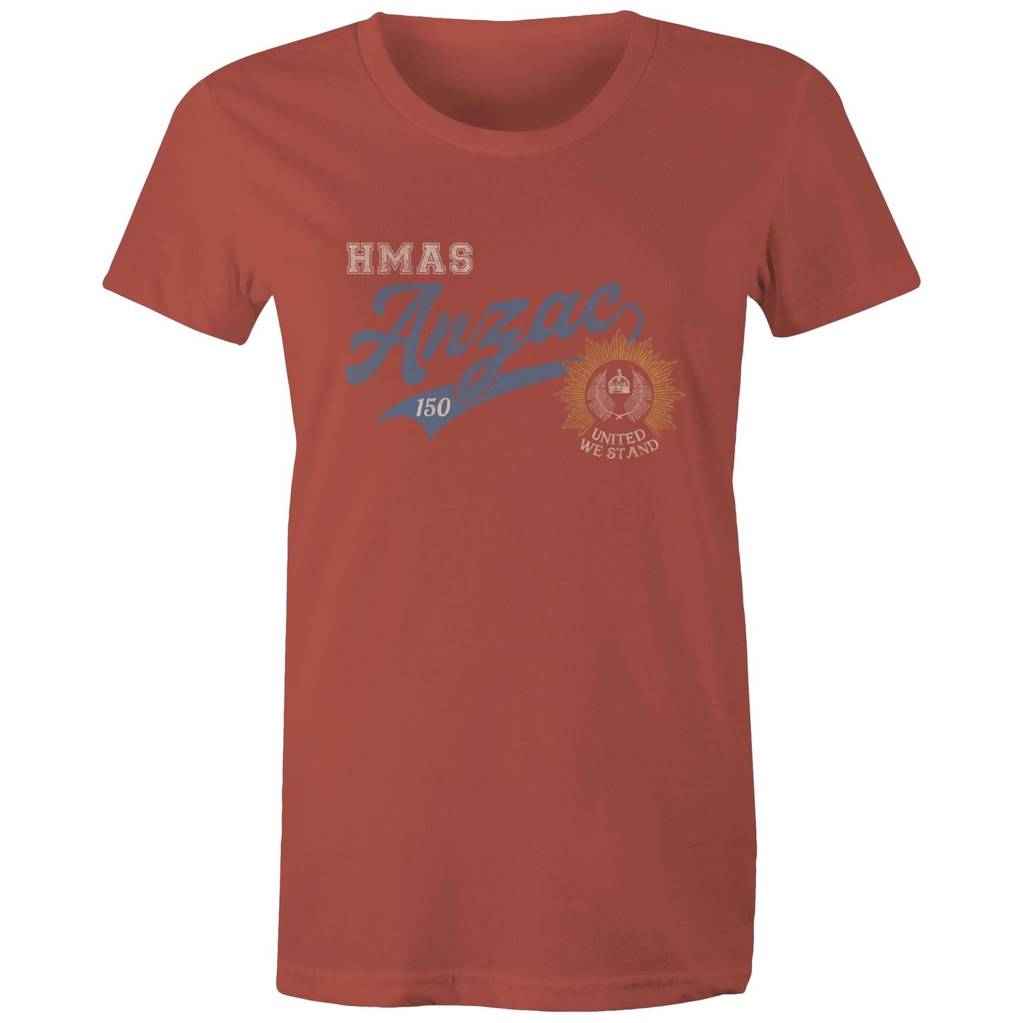 HMAS Anzac (III) FFH150 Women's T-shirt (style Bravo)