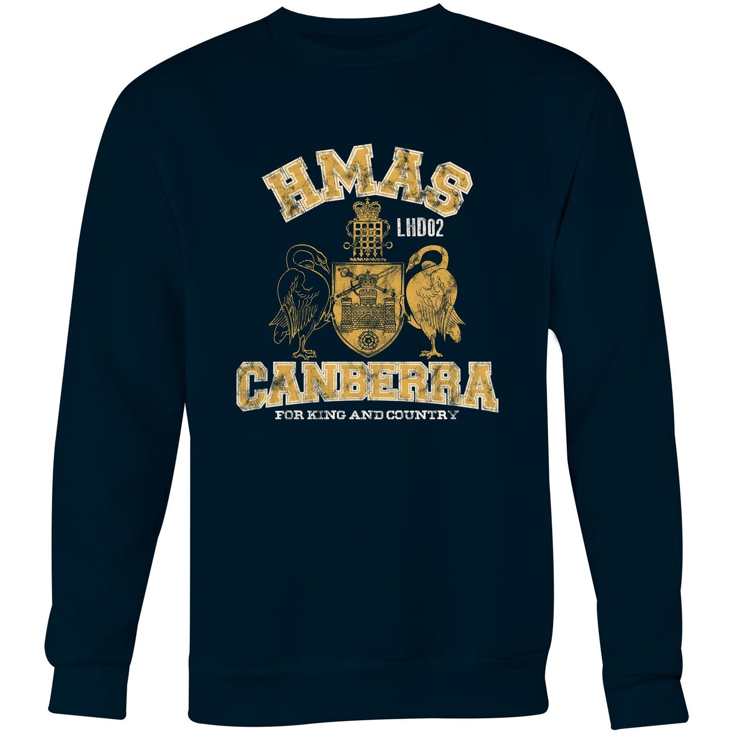 HMAS Canberra (III) L02 Men's Jumper (style Alpha)