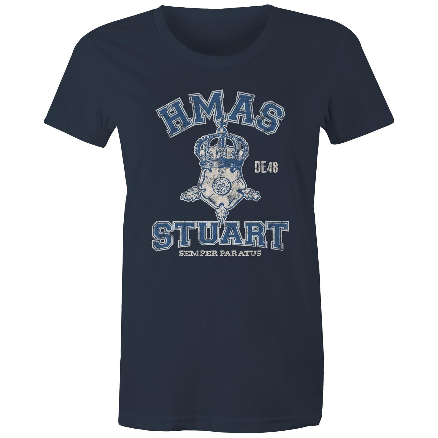 HMAS Stuart (II) DE48 Women's T-shirt (style Alpha, colour)
