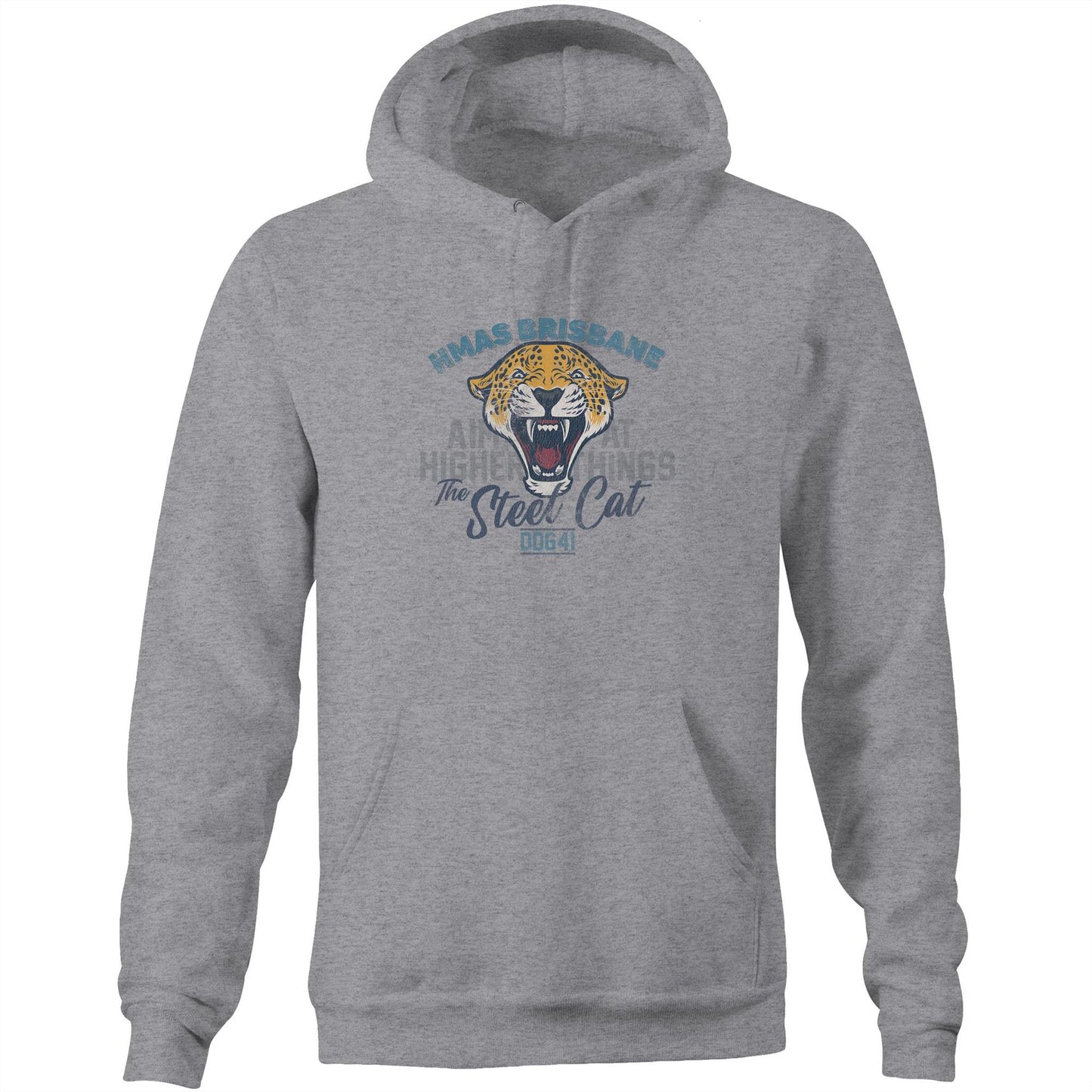 HMAS Brisbane (III) DDG41 Men's Hoodie (Mascot style 1)