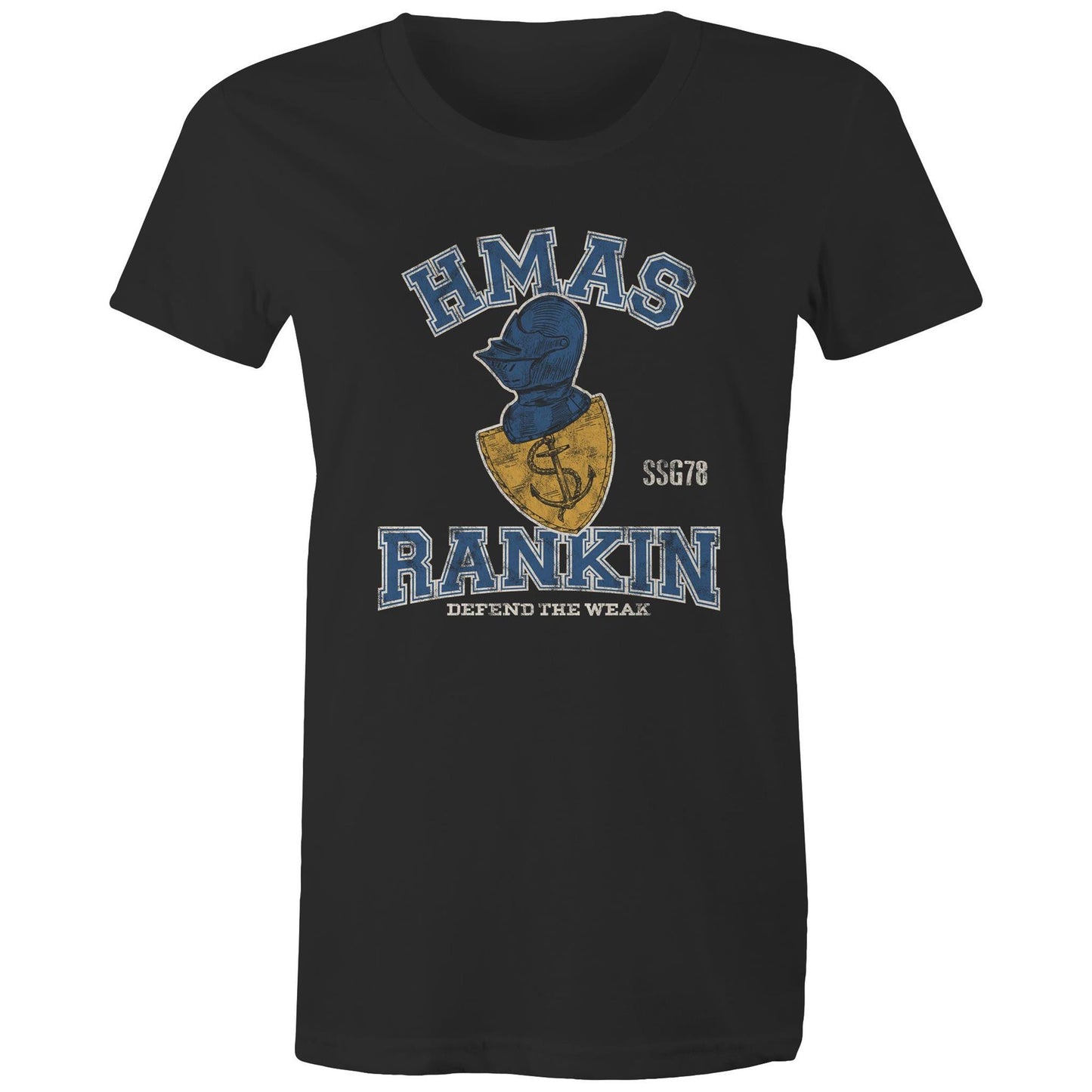 HMAS Rankin SSG78 Women's T-shirt (style Alpha, colour)