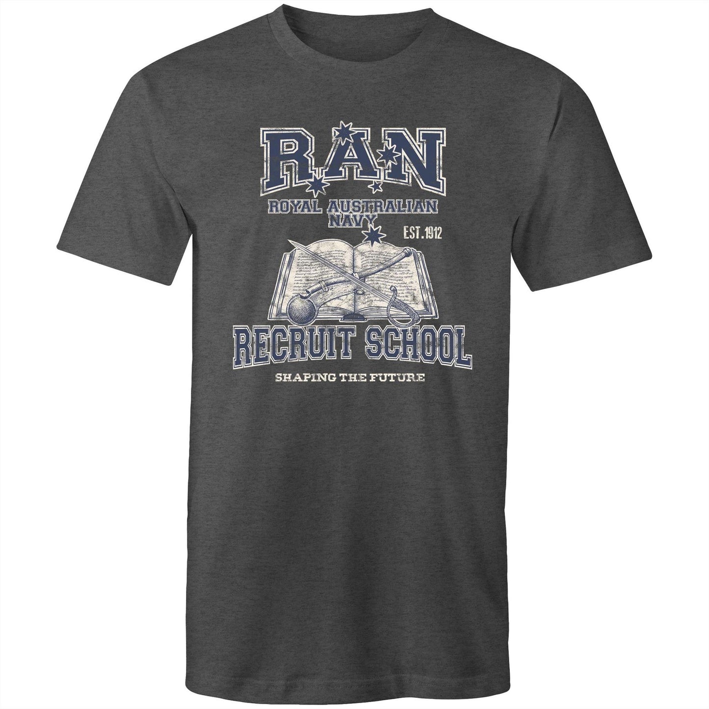 RAN Recruit School Men's T-shirt (style Alpha, blue)