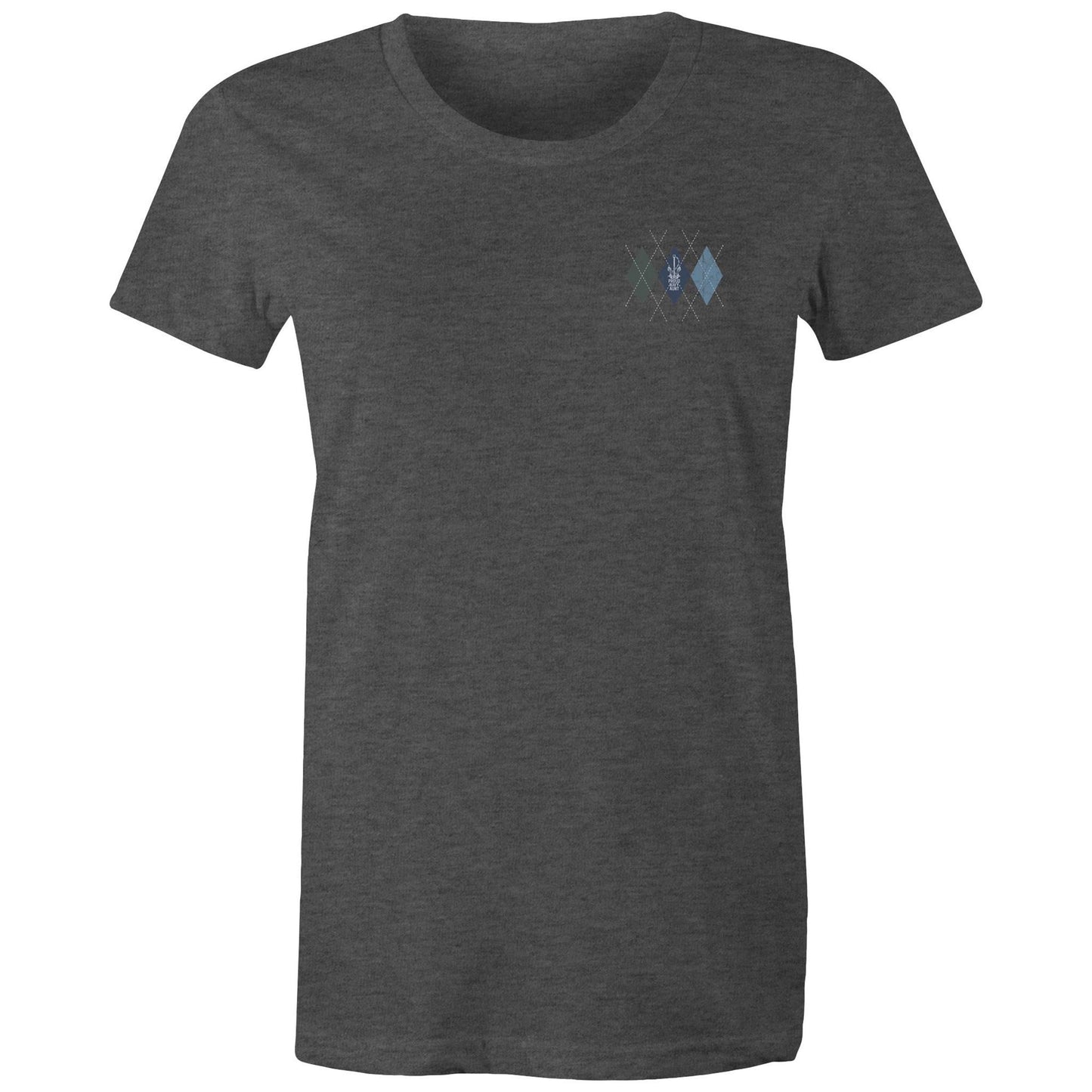 Proud Navy Aunt (Argyle) Women's T-shirt