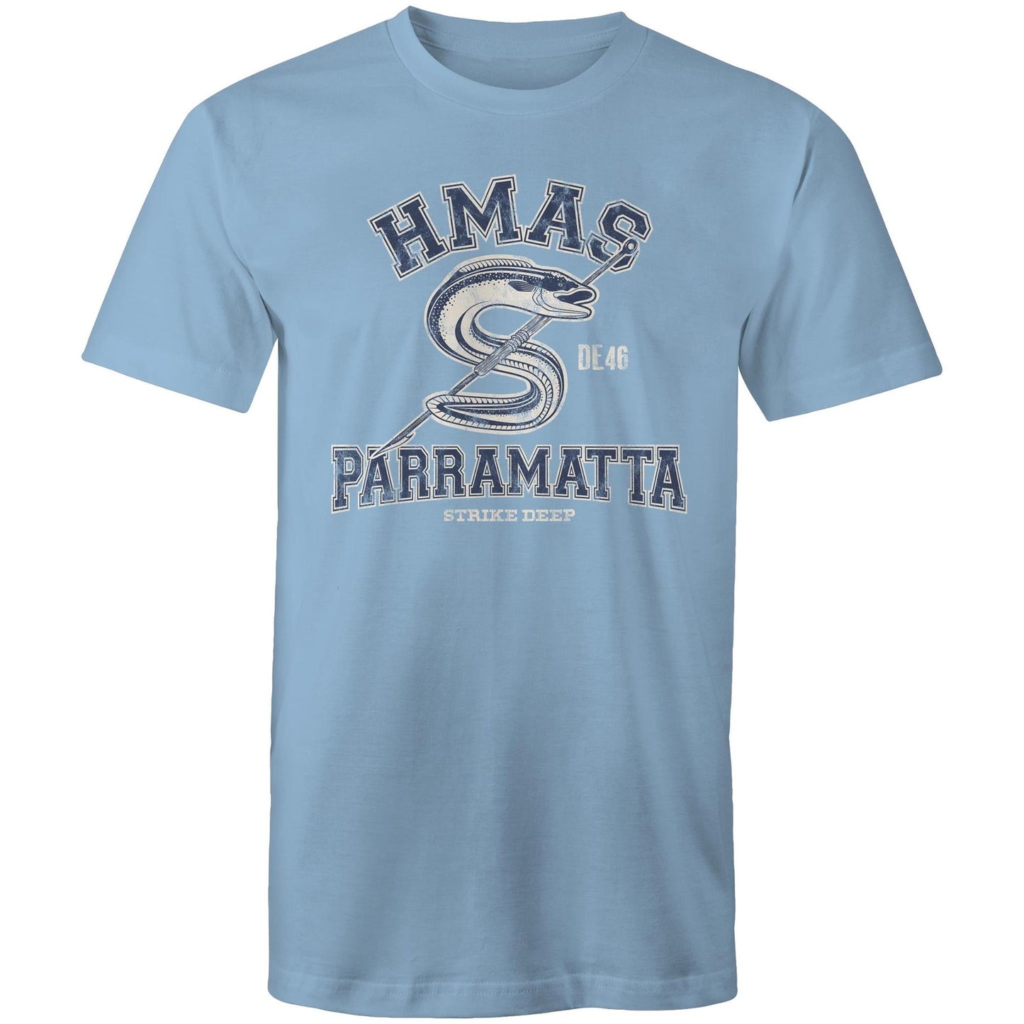 HMAS Parramatta (III) DE46 Men's T-shirt (style Alpha, blue)