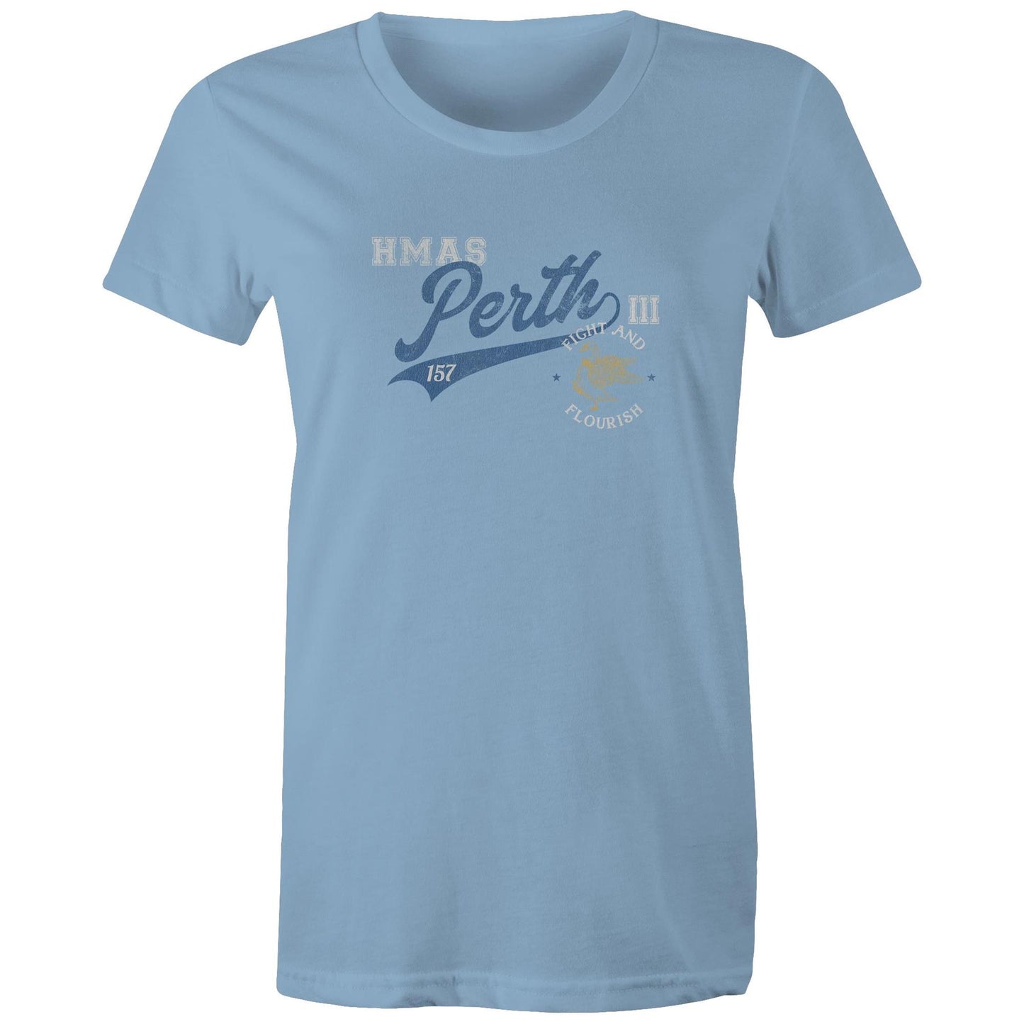 HMAS Perth (III) FFH157 Women's T-shirt (style Bravo)