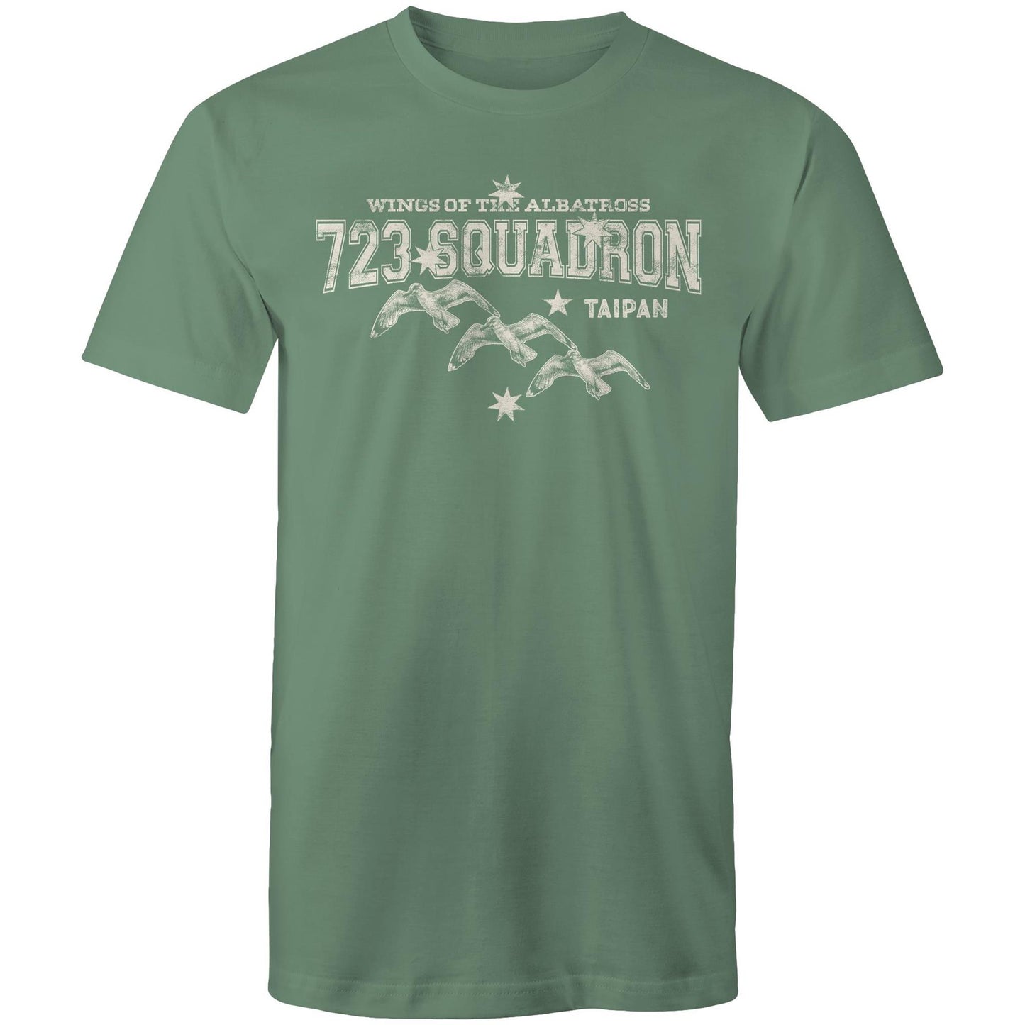 723 Squadron Men's T-shirt (style Alpha, white)