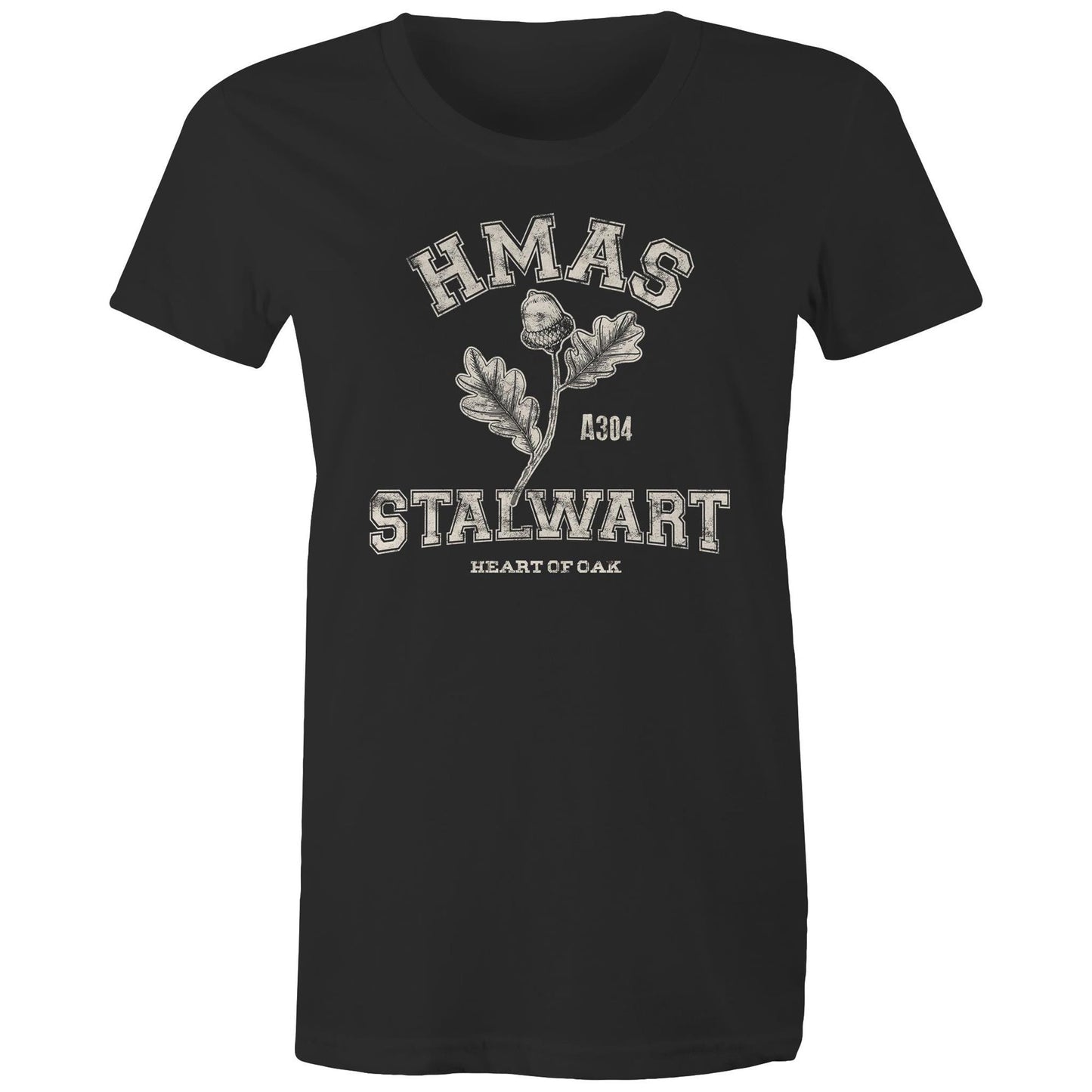 HMAS Stalwart A304 Women's T-shirt (style Alpha, white)