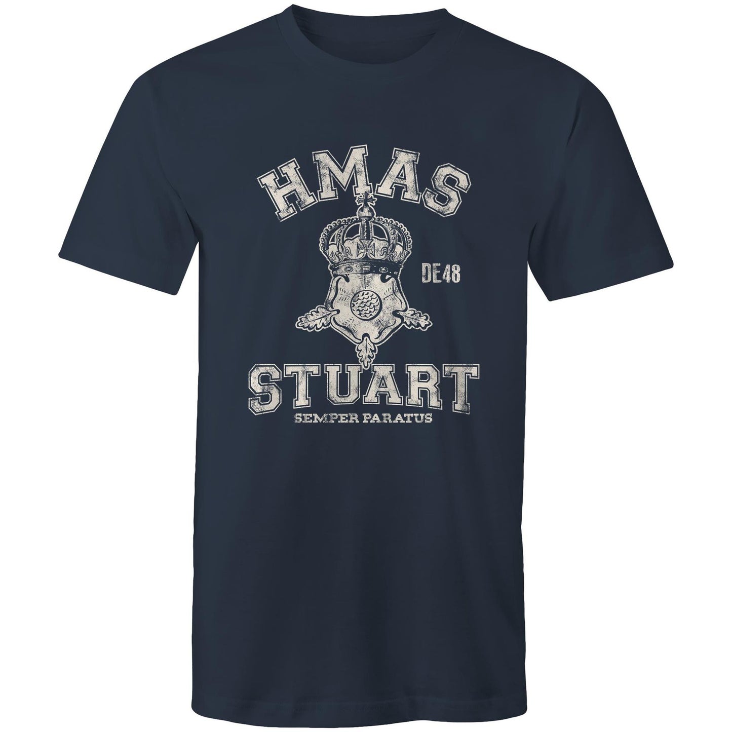HMAS Stuart (II) DE48 Men's T-shirt (style Alpha, white)