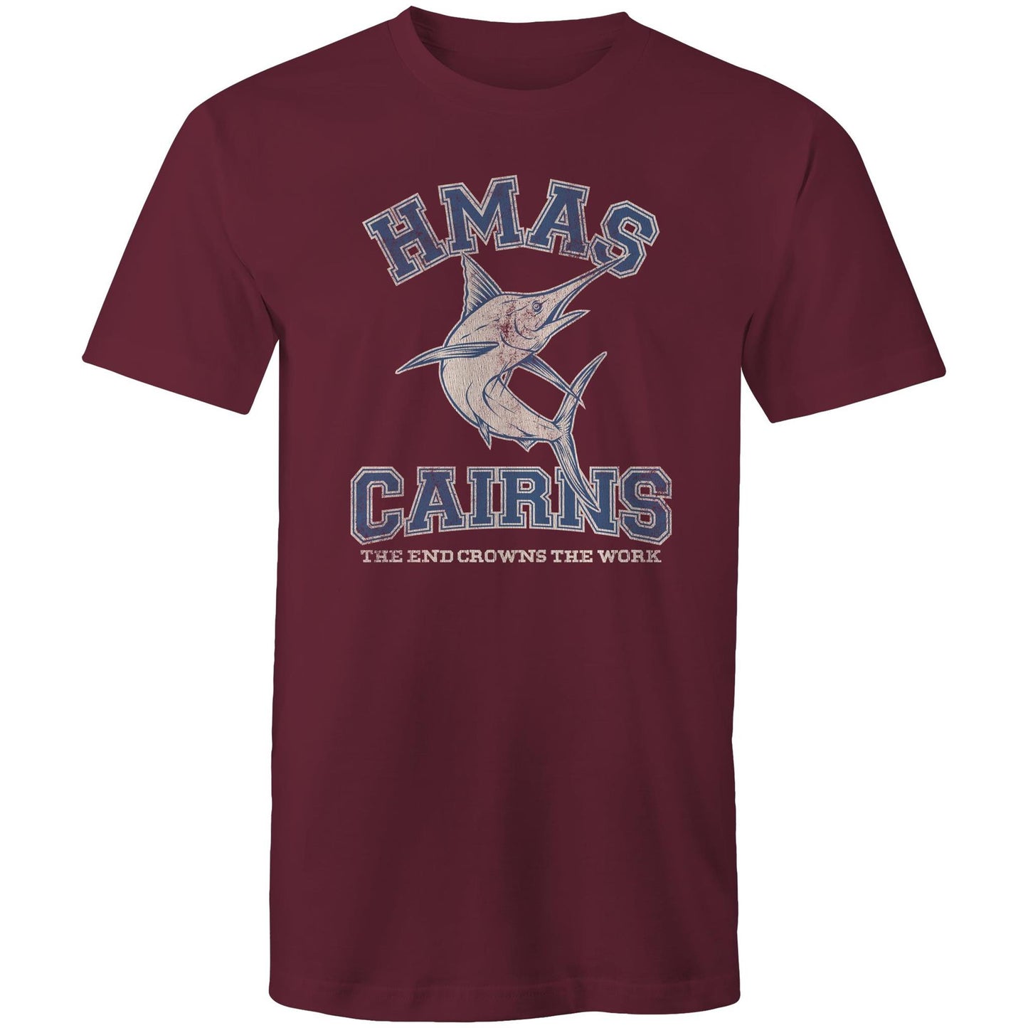 HMAS Cairns Men's T-shirt (style Alpha, colour)