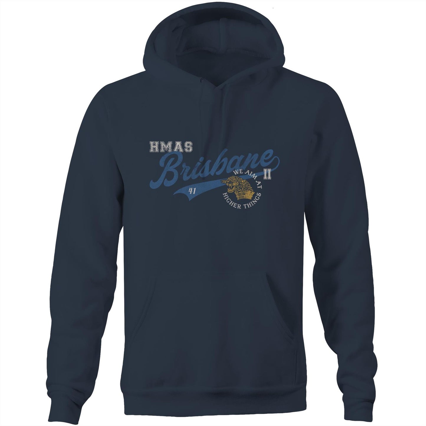 HMAS Brisbane (II) DDG41 Men's Hoodie (style Bravo)
