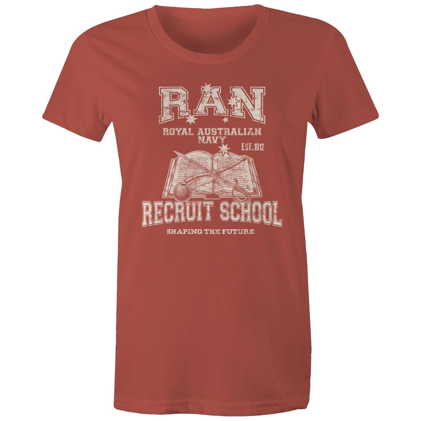 RAN Recruit School Women's T-shirt (style Alpha, white)