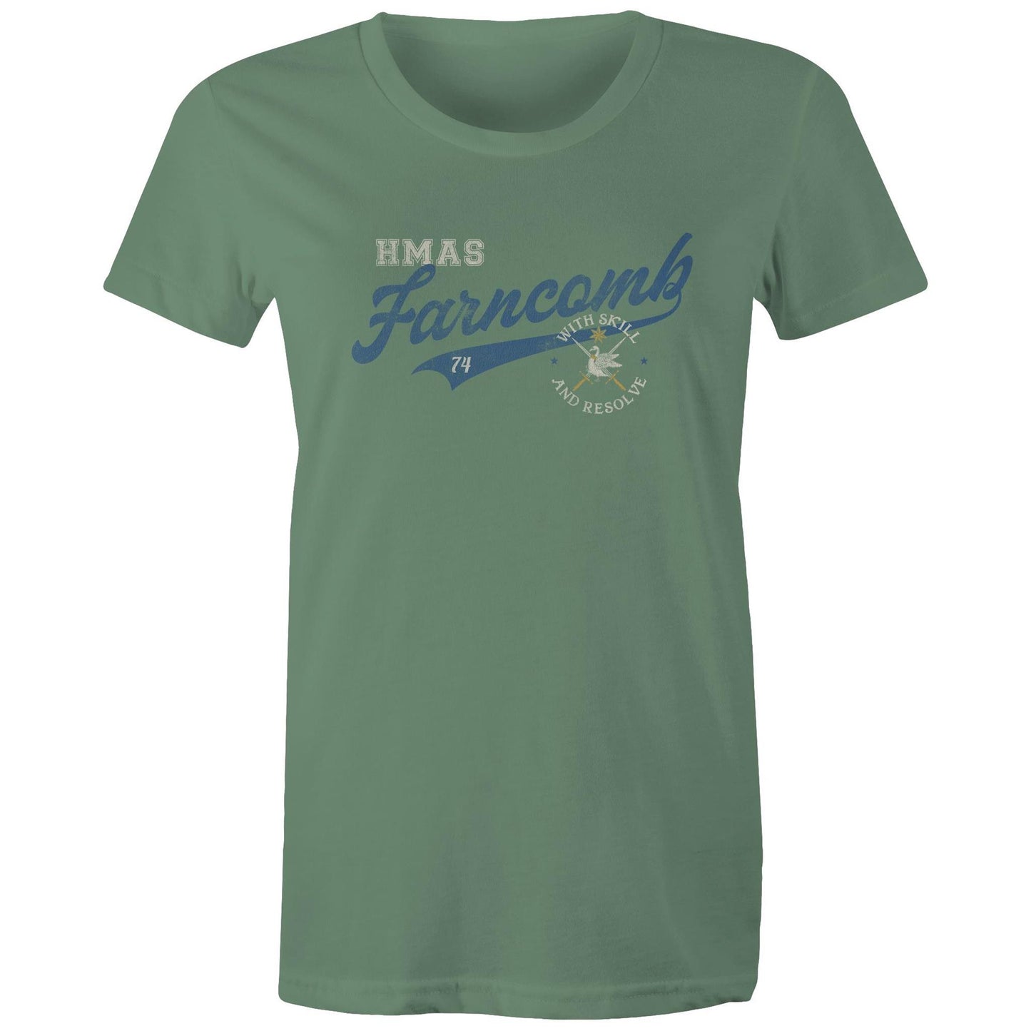 HMAS Farncomb SSG74 Women's T-shirt (style Bravo)