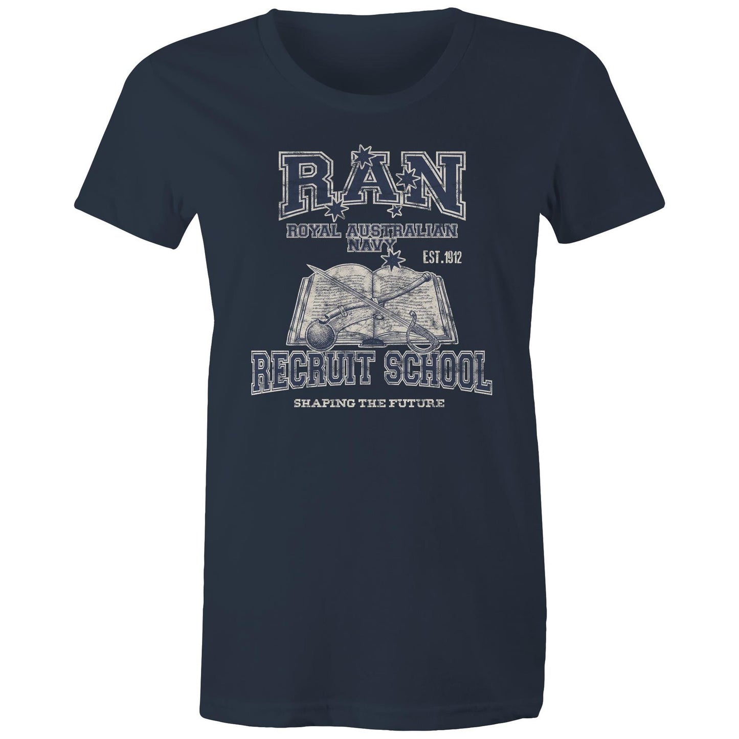 RAN Recruit School Women's T-shirt (style Alpha, blue)