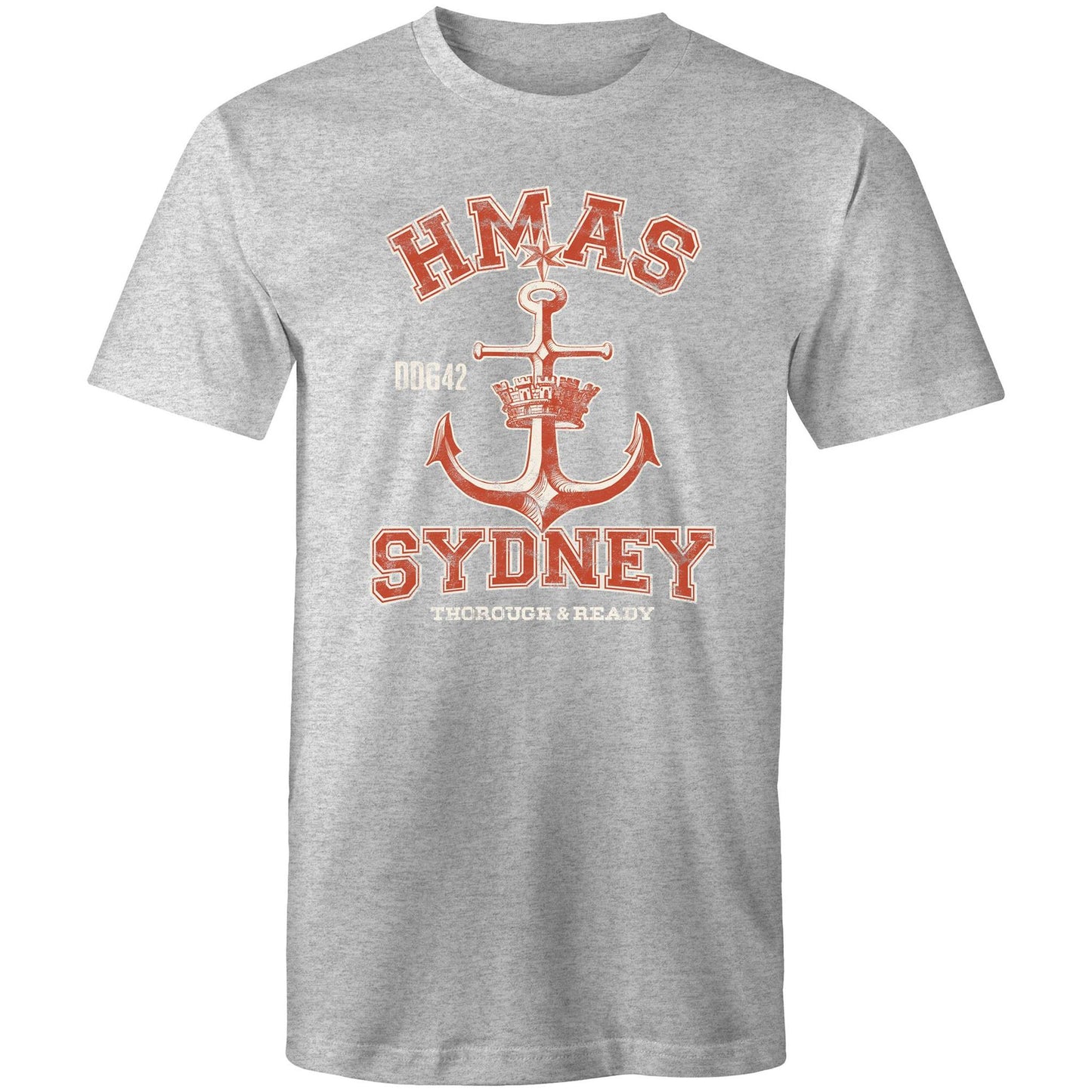 HMAS Sydney (V) DDG42 Men's T-shirt (style Alpha, colour)