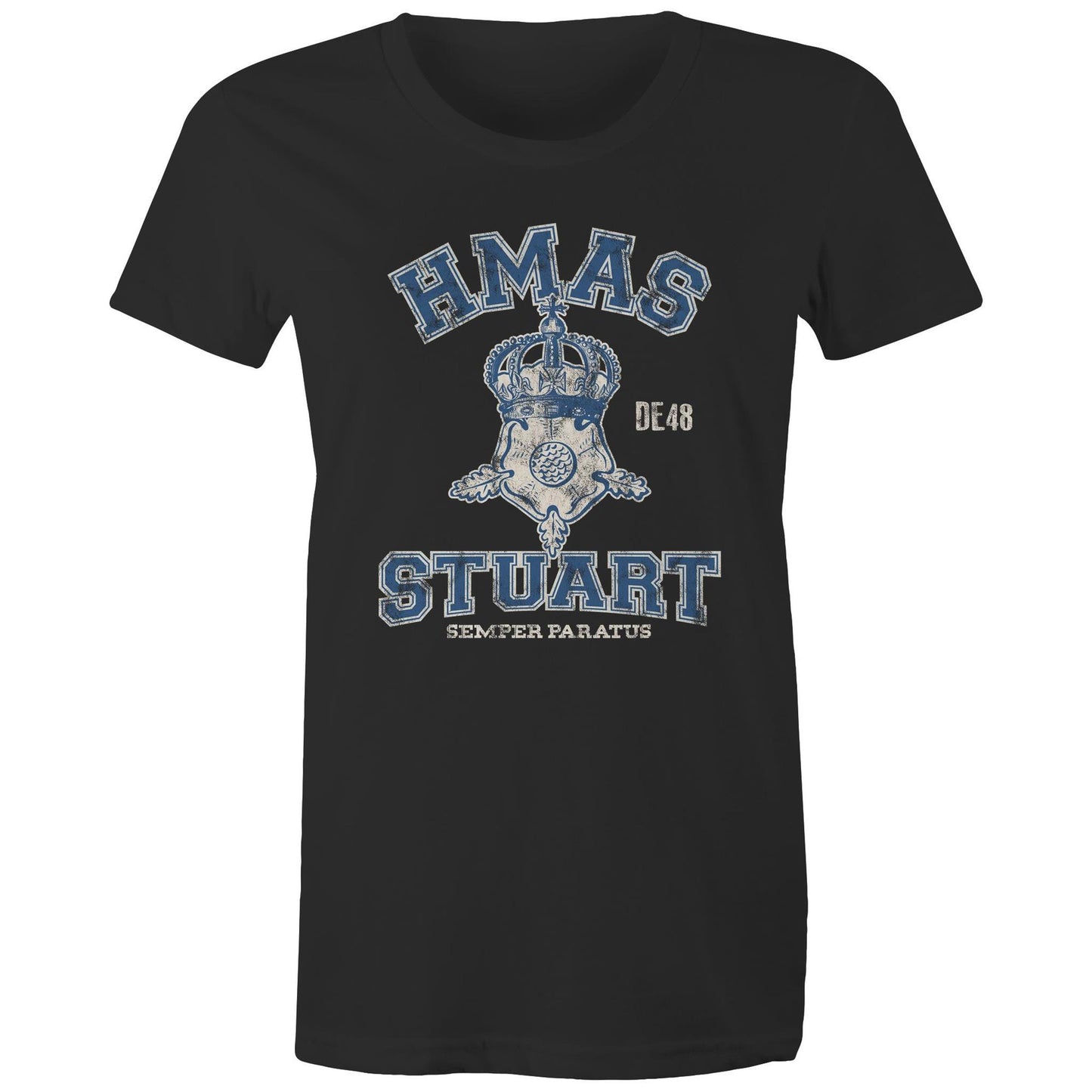 HMAS Stuart (II) DE48 Women's T-shirt (style Alpha, colour)