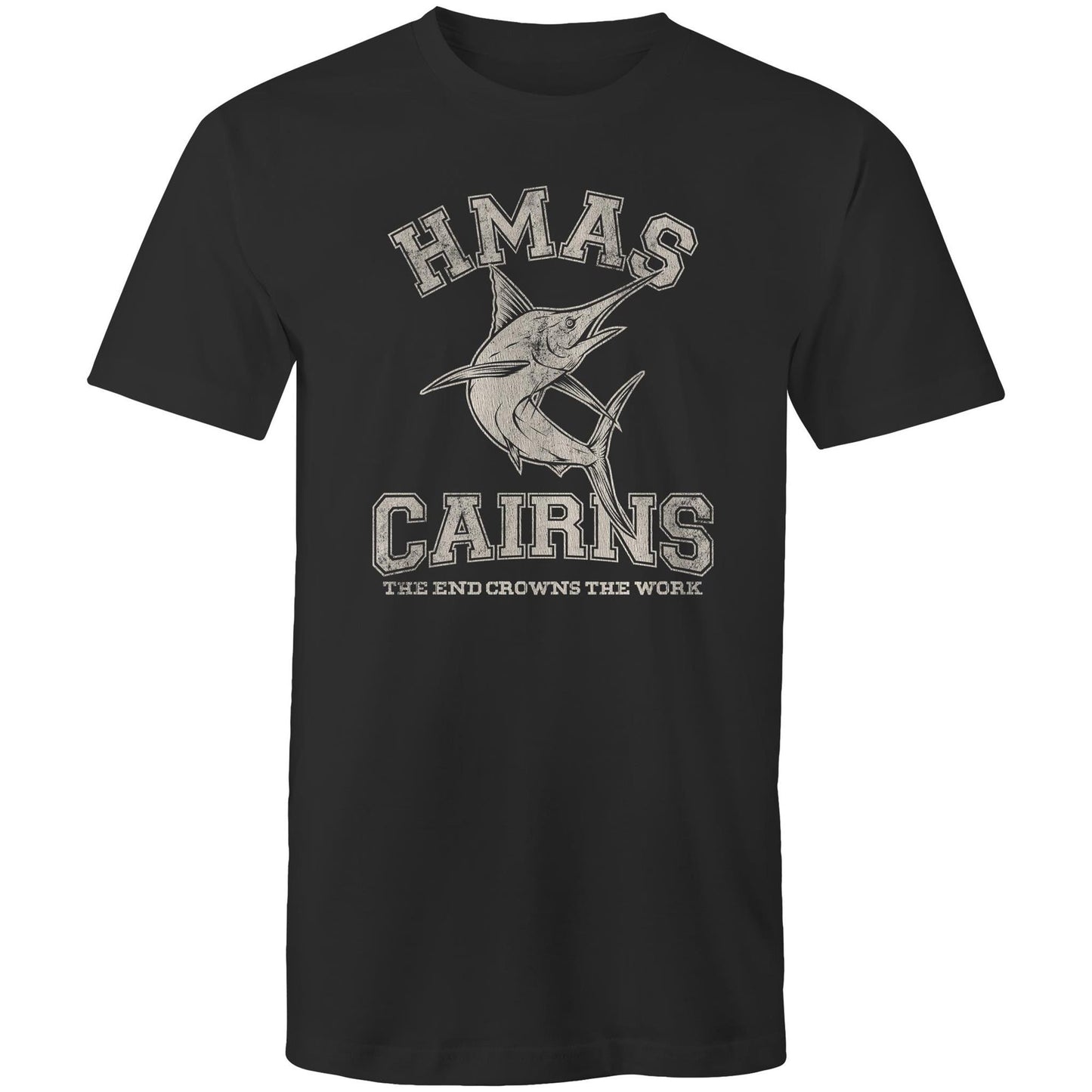 HMAS Cairns Men's T-shirt (style Alpha, white)
