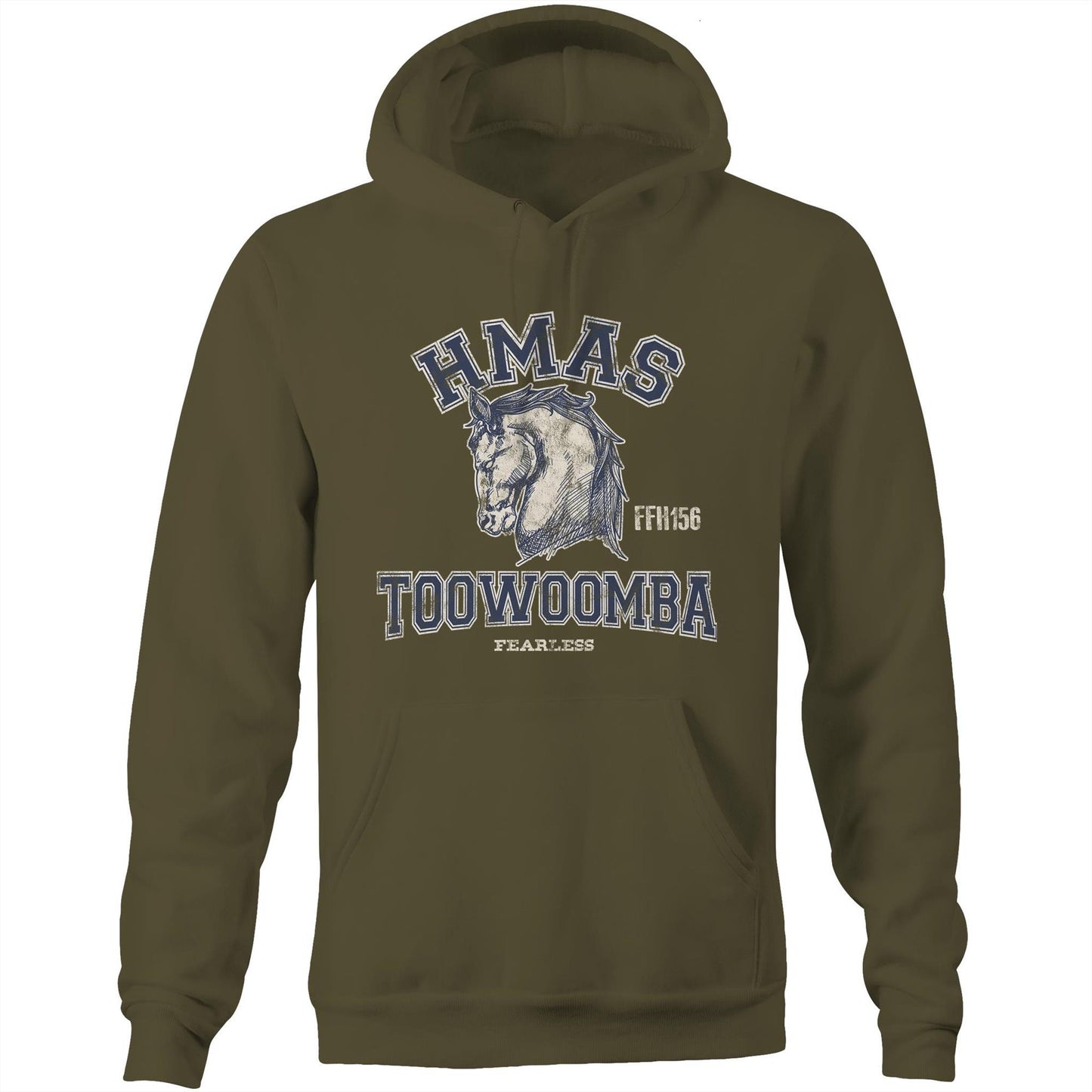 HMAS Toowoomba FFH156 Men's Hoodie (style Alpha)