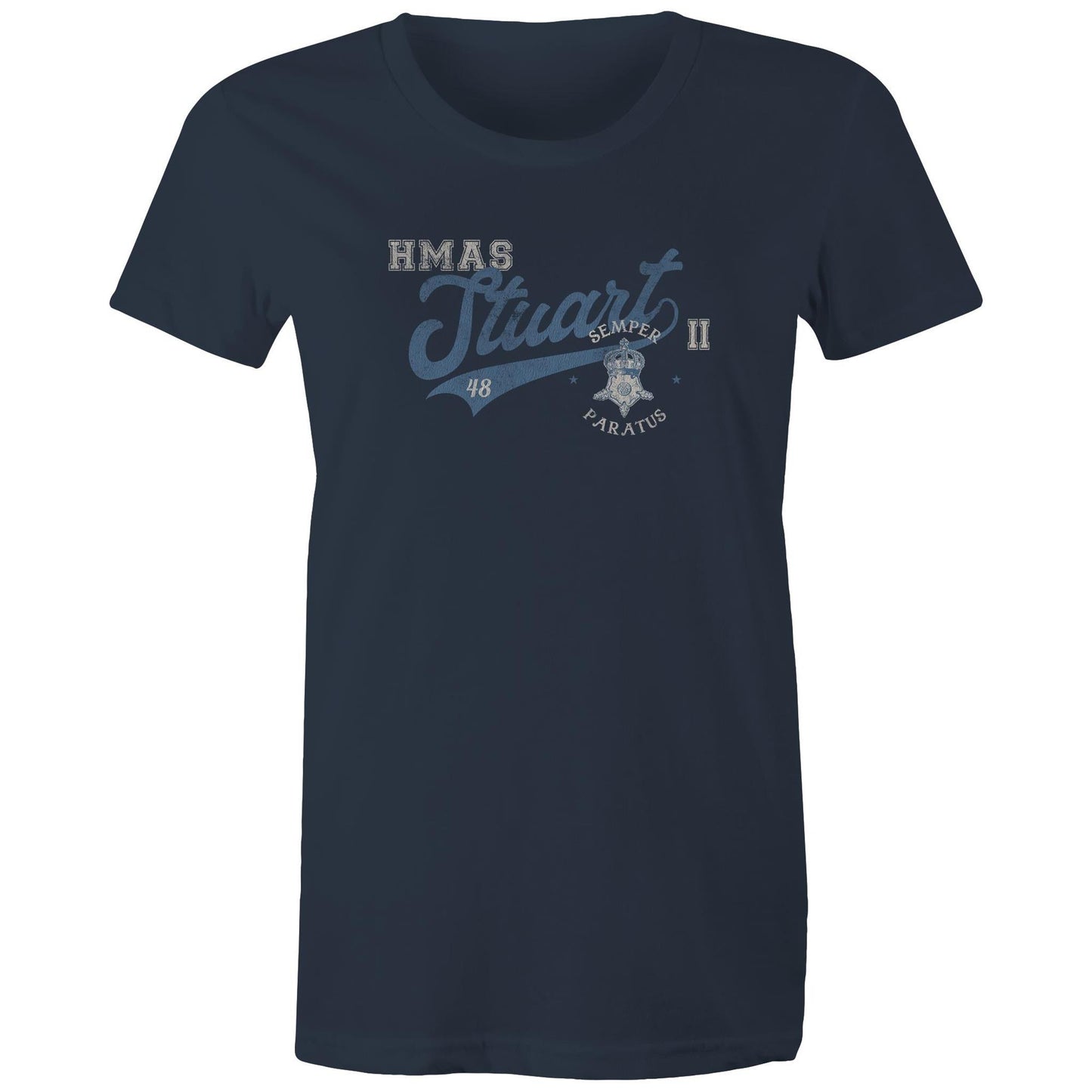HMAS Stuart (II) DE48 Women's T-shirt (style Bravo)