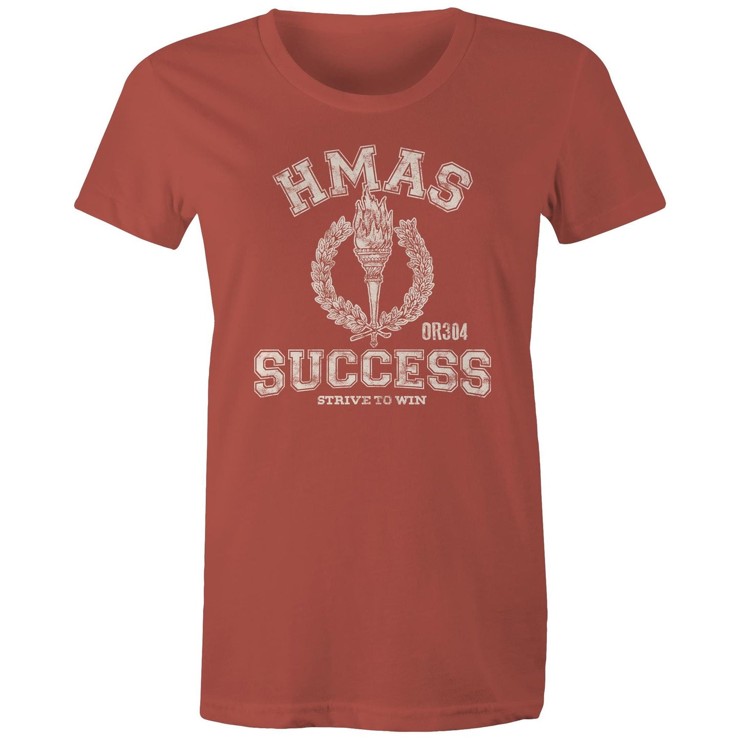 HMAS Success OR304 Women's T-shirt (style Alpha, white)