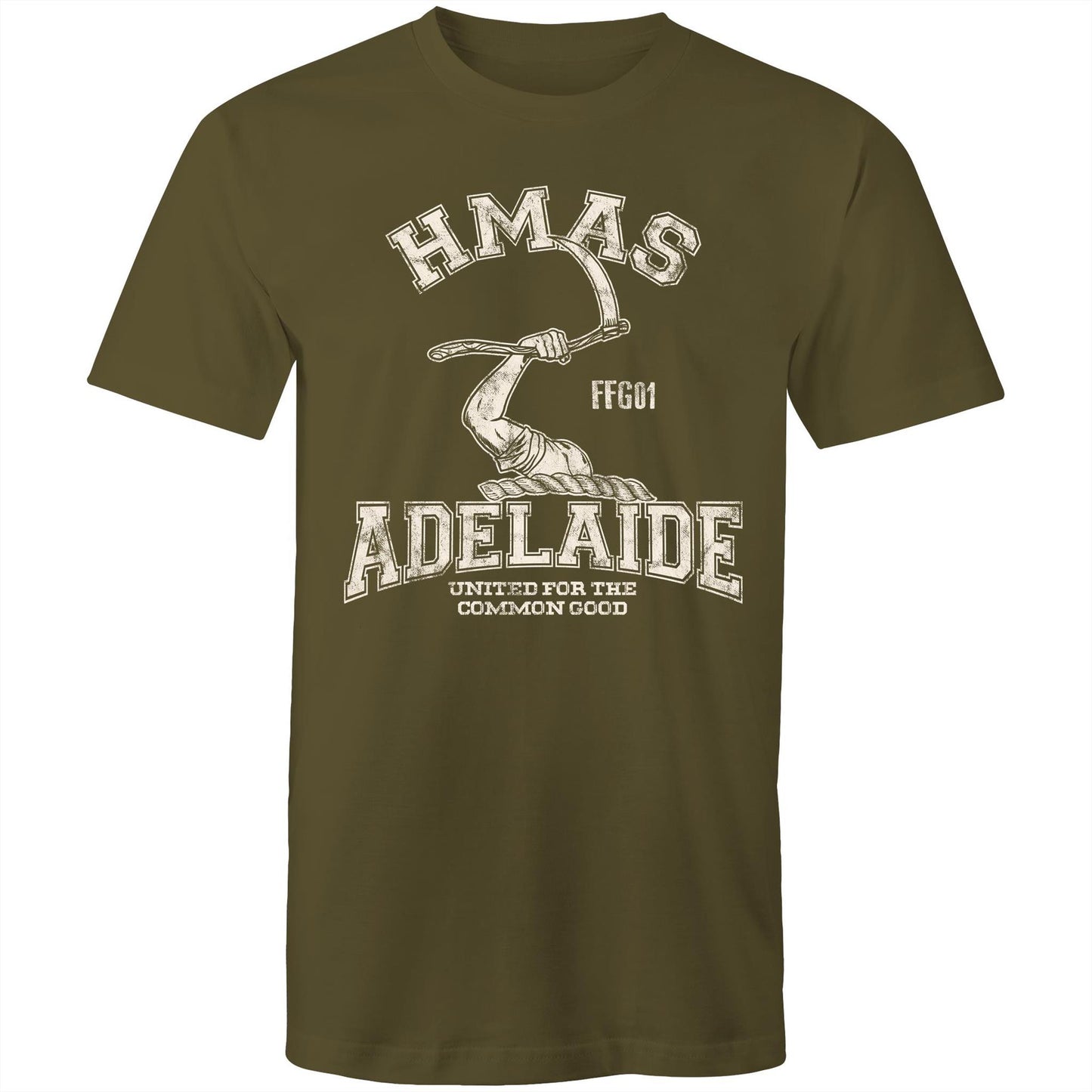 HMAS Adelaide (II) FFG01 Men's T-shirt white (Style Alpha)