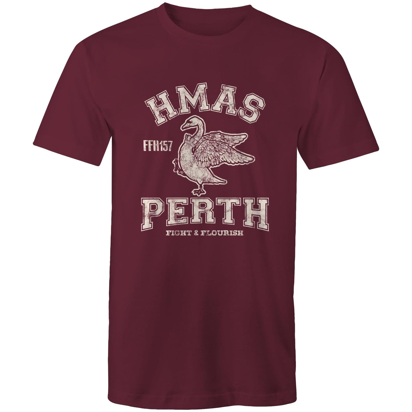 HMAS Perth (III) FFH157 Men's T-shirt (style Alpha, white)
