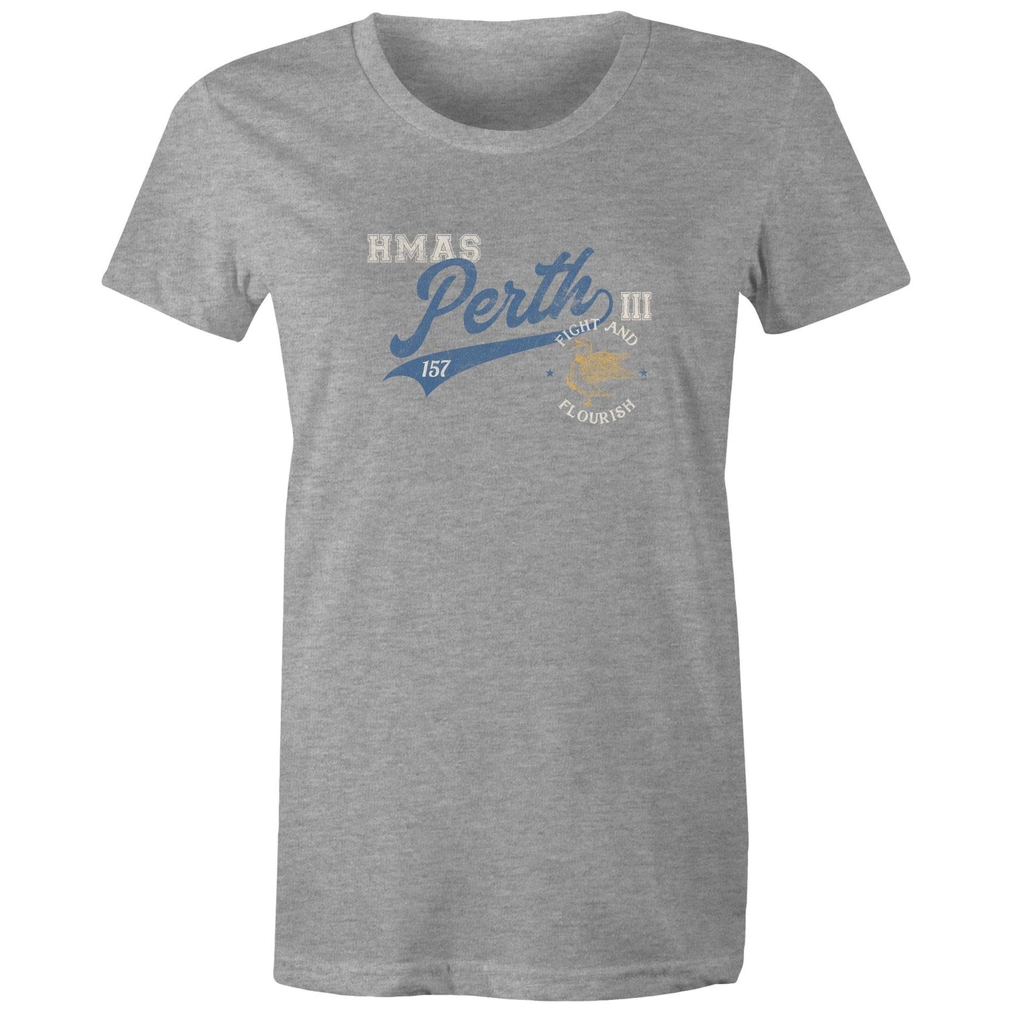 HMAS Perth (III) FFH157 Women's T-shirt (style Bravo)