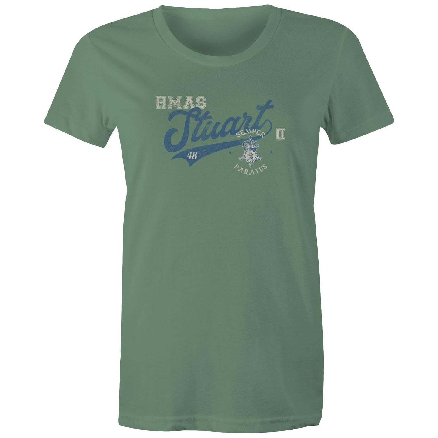 HMAS Stuart (II) DE48 Women's T-shirt (style Bravo)