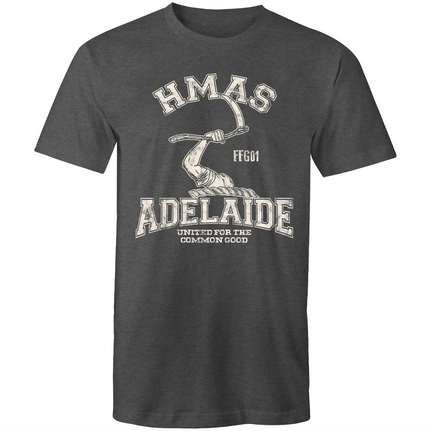 HMAS Adelaide (II) FFG01 Men's T-shirt white (Style Alpha)