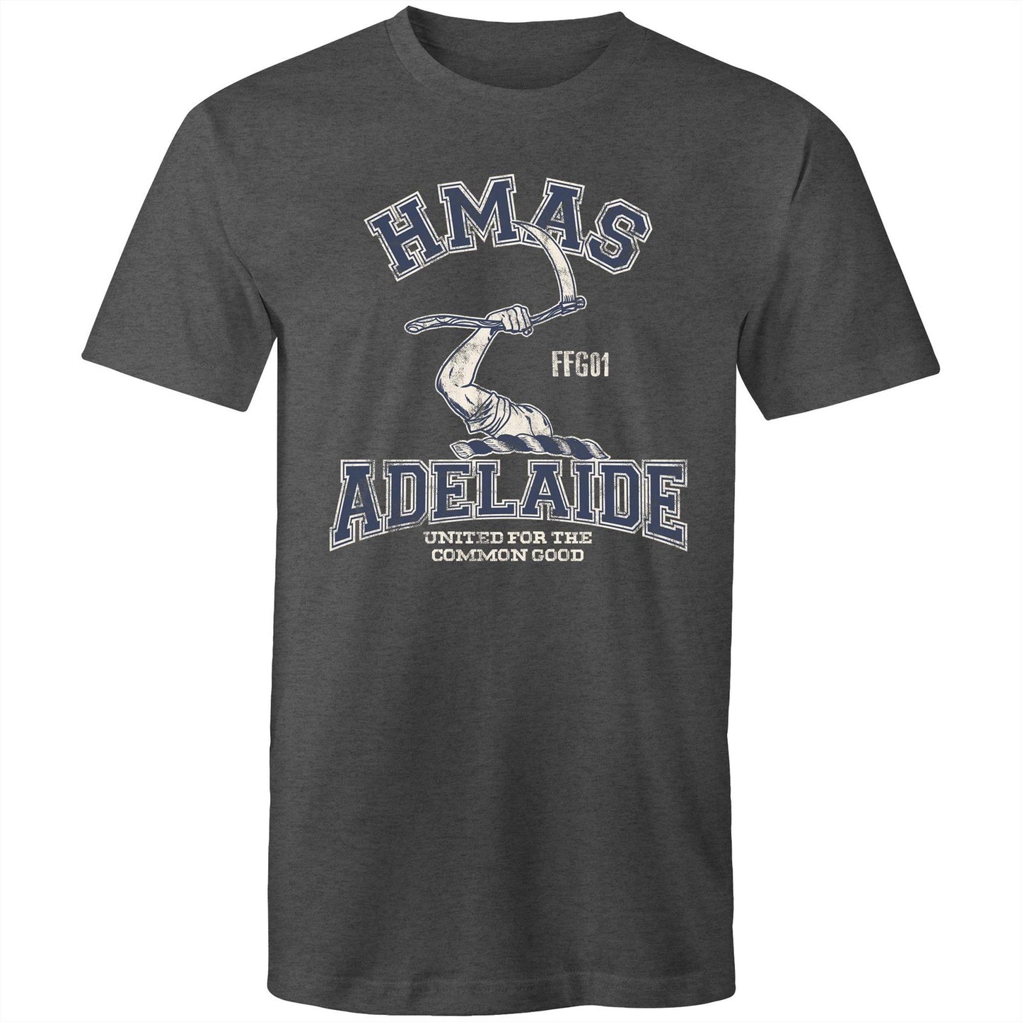 HMAS Adelaide (II) FFG01 Men's T-shirt blue (Style Alpha)