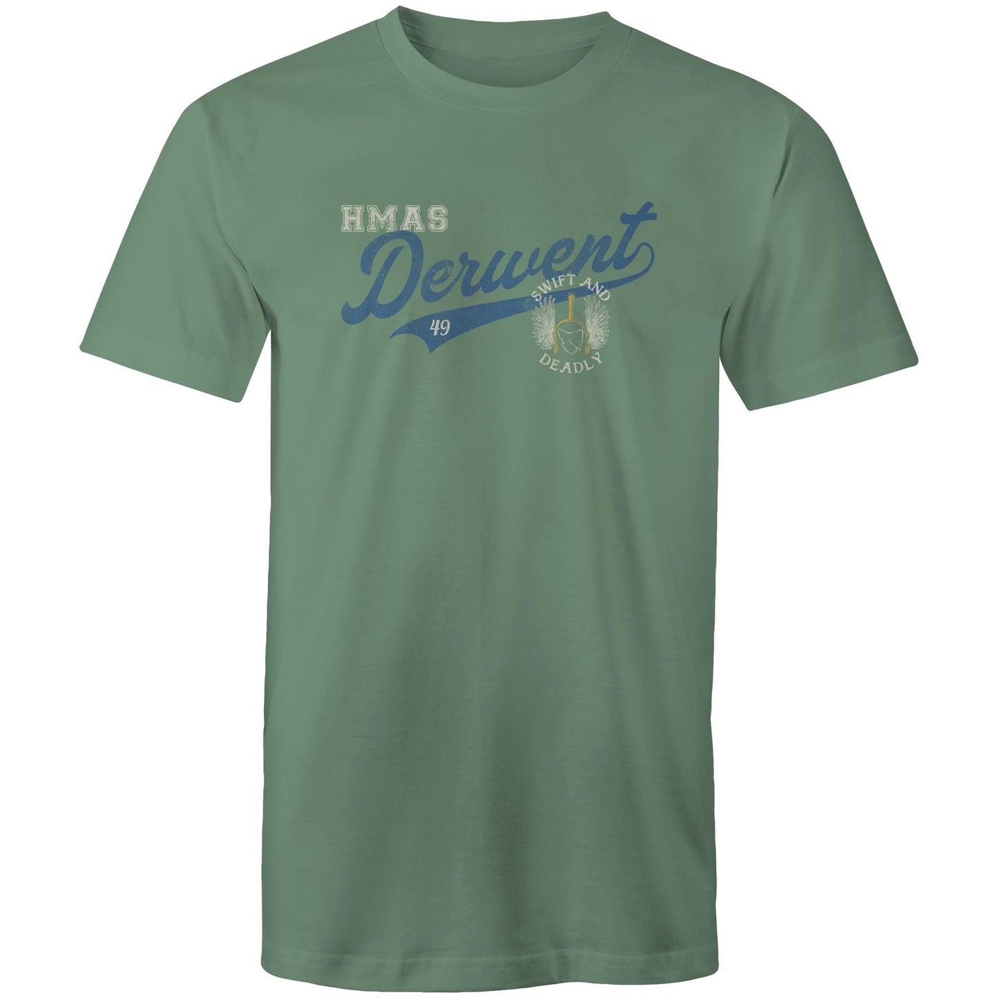 HMAS Derwent DE49 Men's T-shirt (style Bravo)