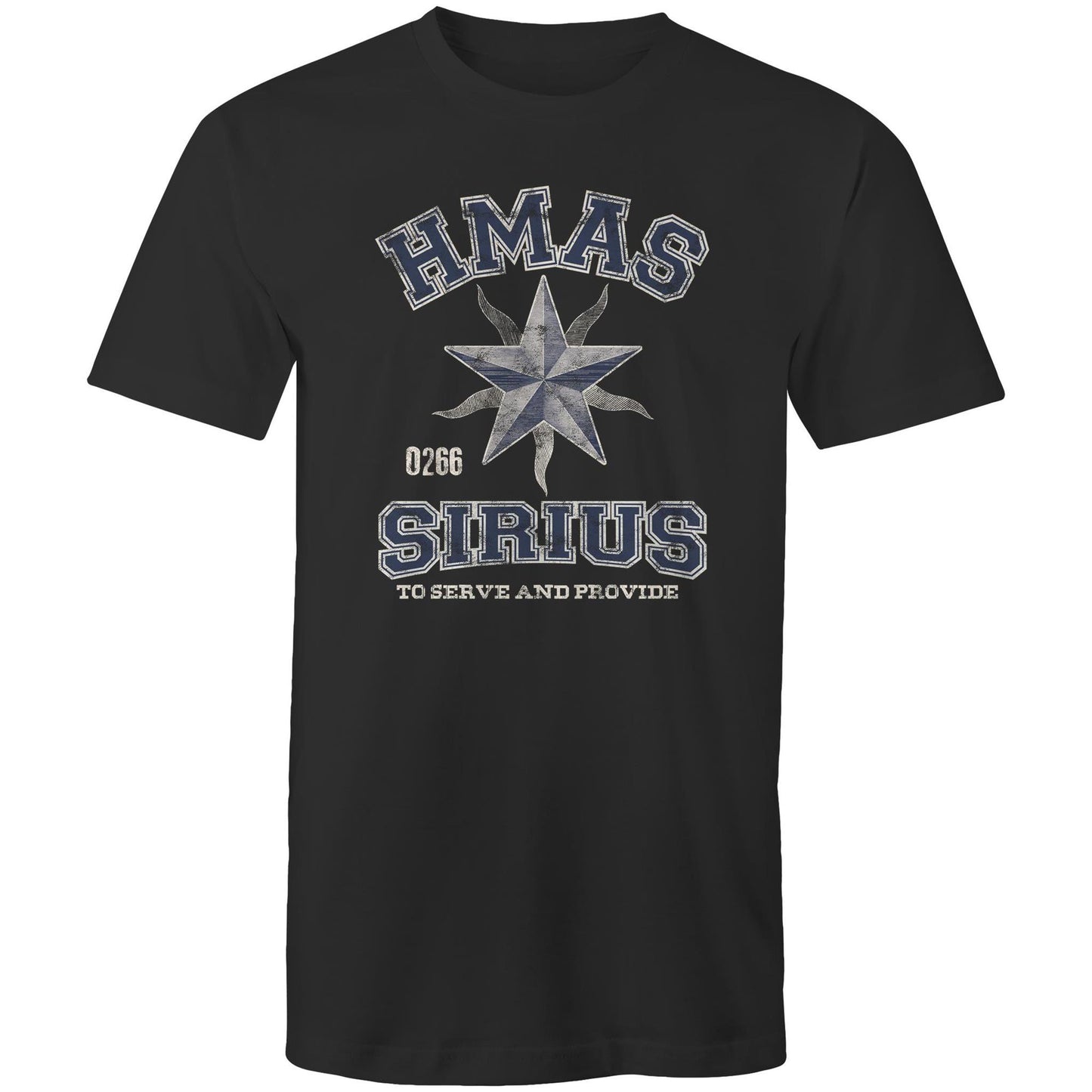 HMAS Sirius O266 Men's T-shirt (style Alpha, blue)
