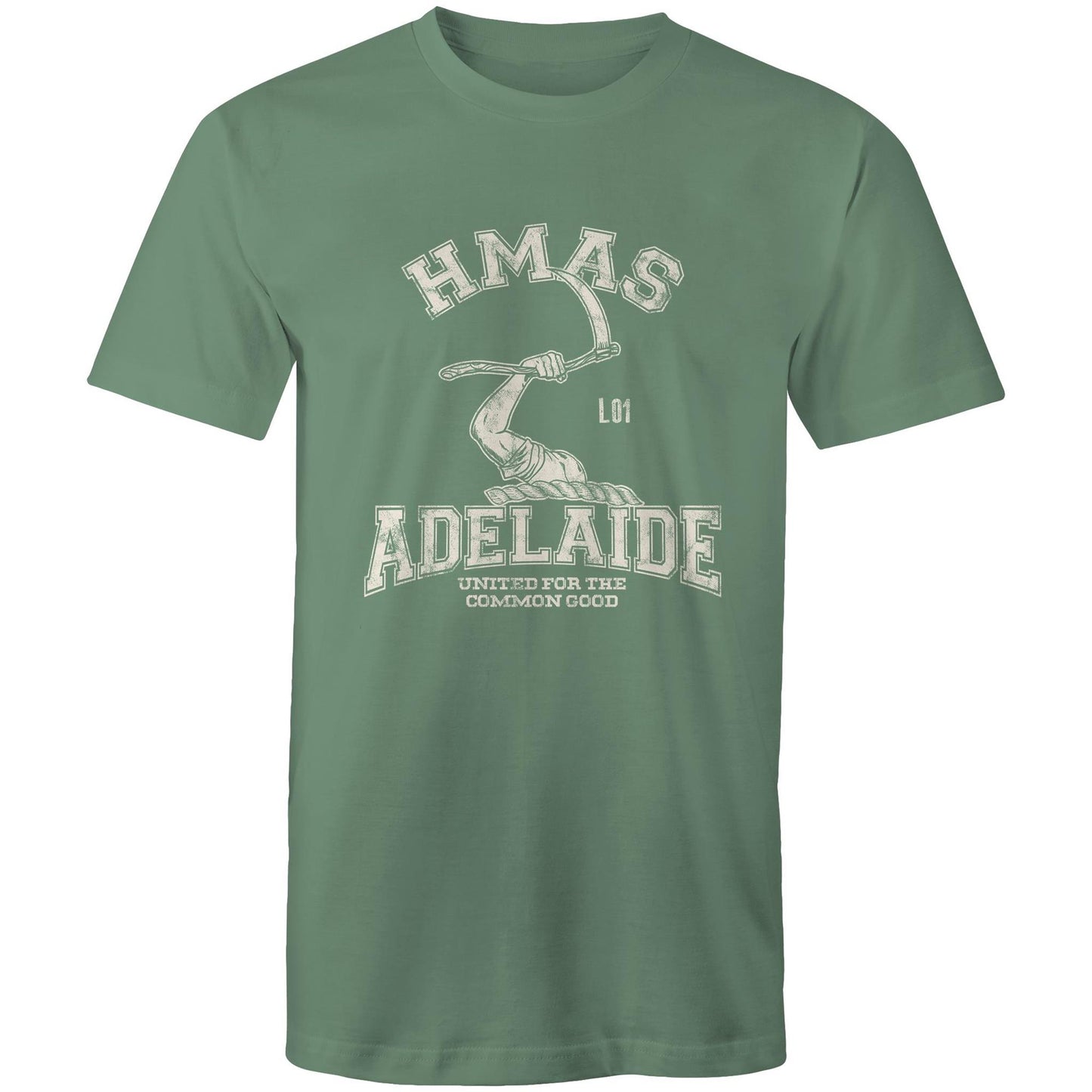 HMAS Adelaide (III) L01 Men's T-shirt (style Alpha, white)