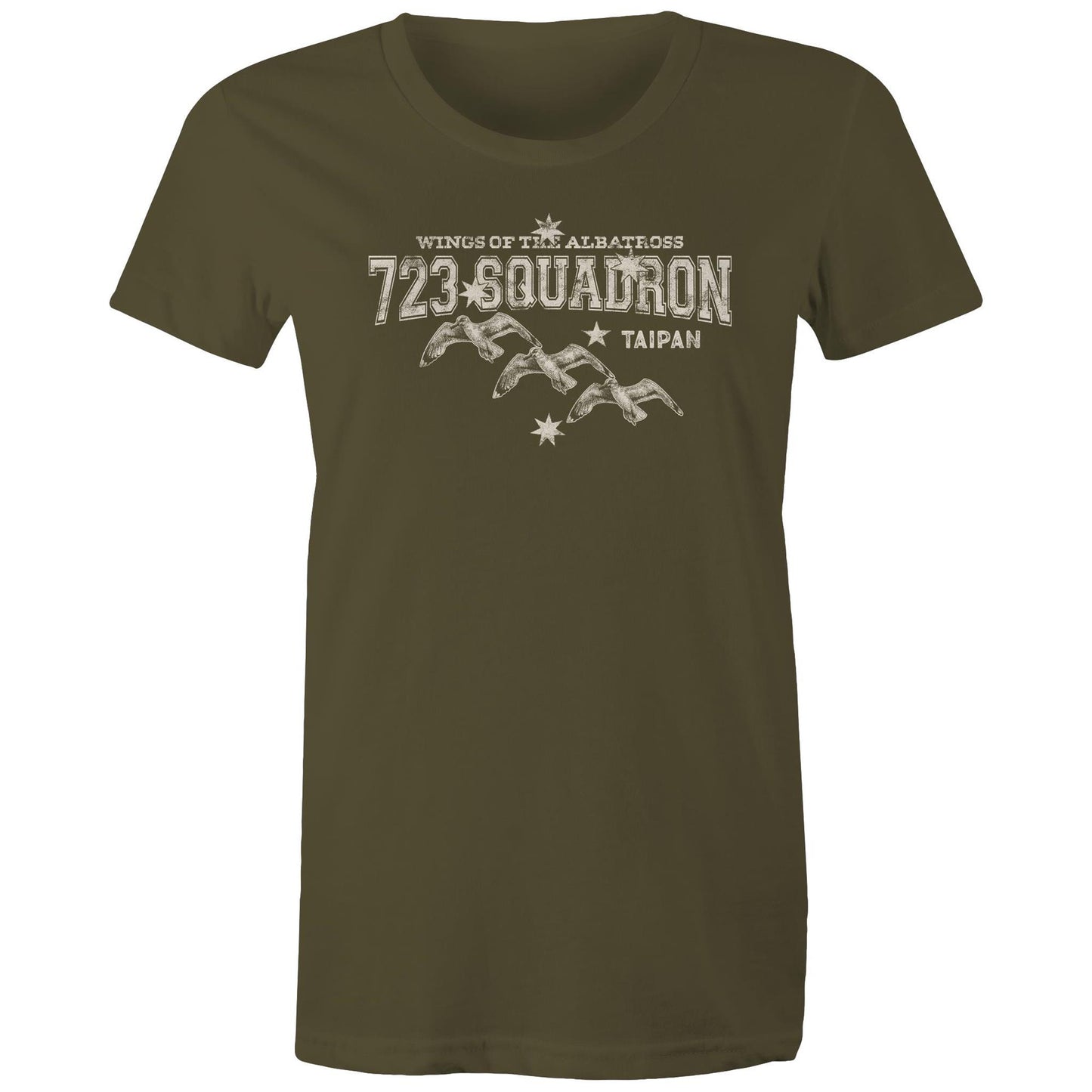 723 Squadron Women's T-shirt (style Alpha, white)