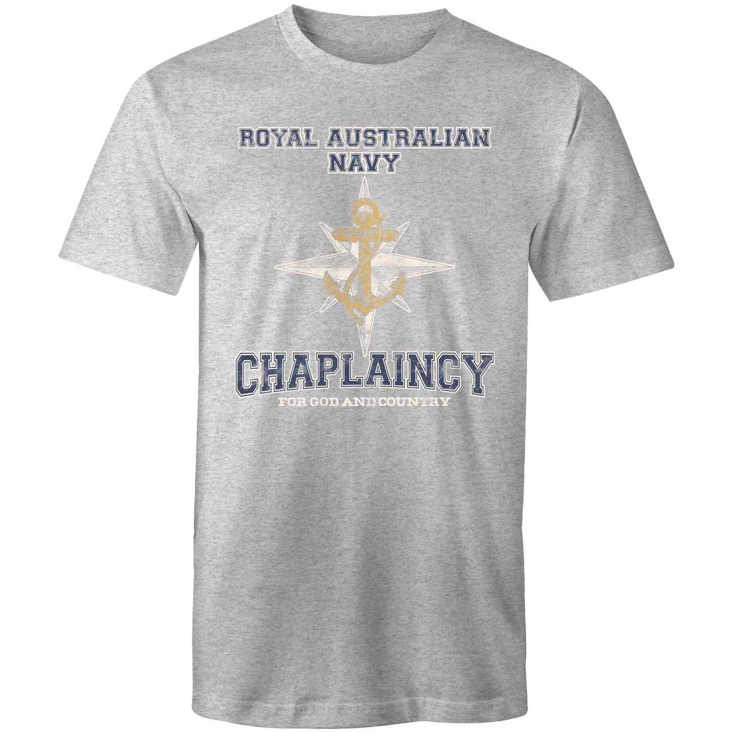 RAN Chaplaincy Branch Men's T-shirt (style Alpha, colour)
