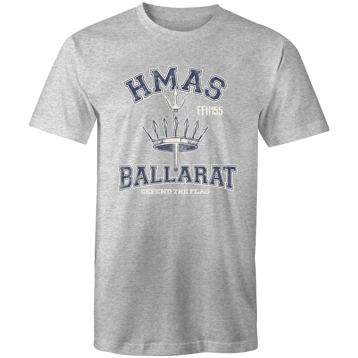 HMAS Ballarat (II) FFH155 Men's T-shirt (style Alpha, blue)