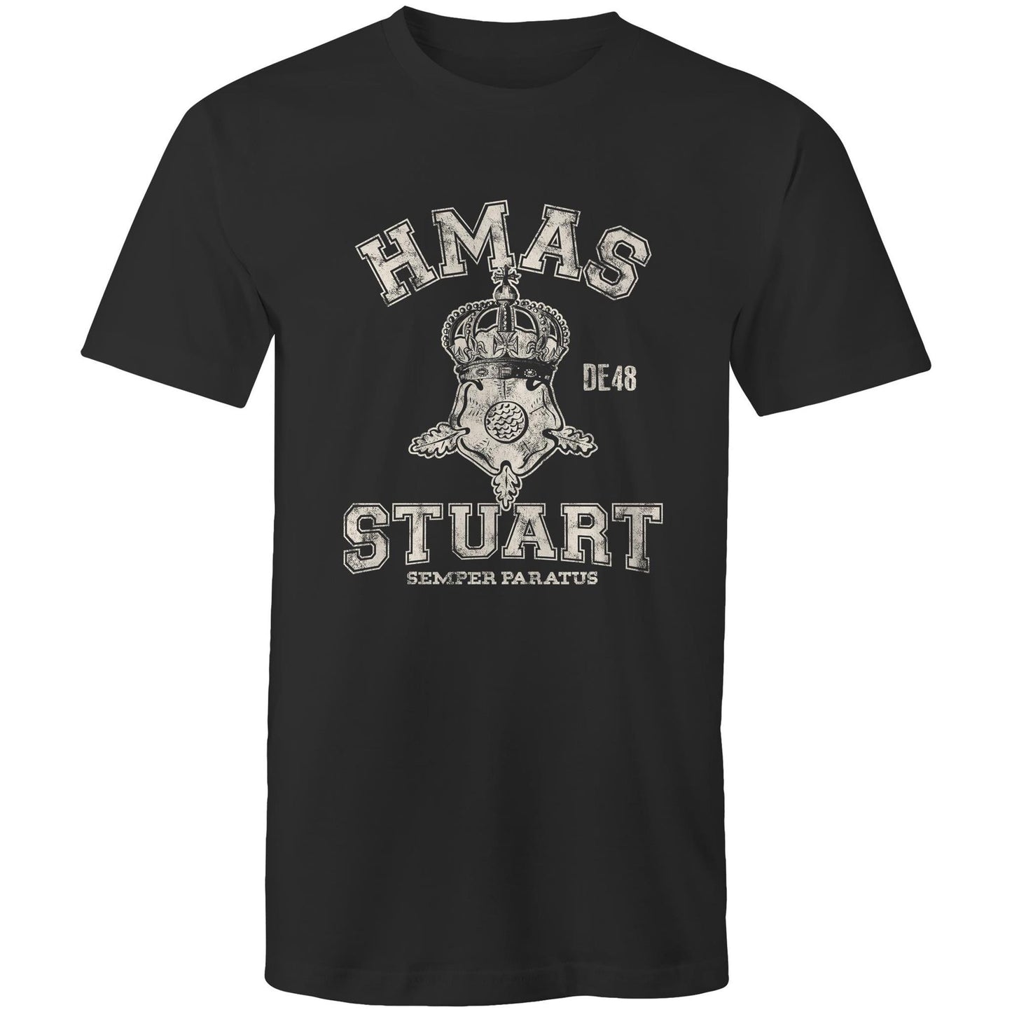 HMAS Stuart (II) DE48 Men's T-shirt (style Alpha, white)