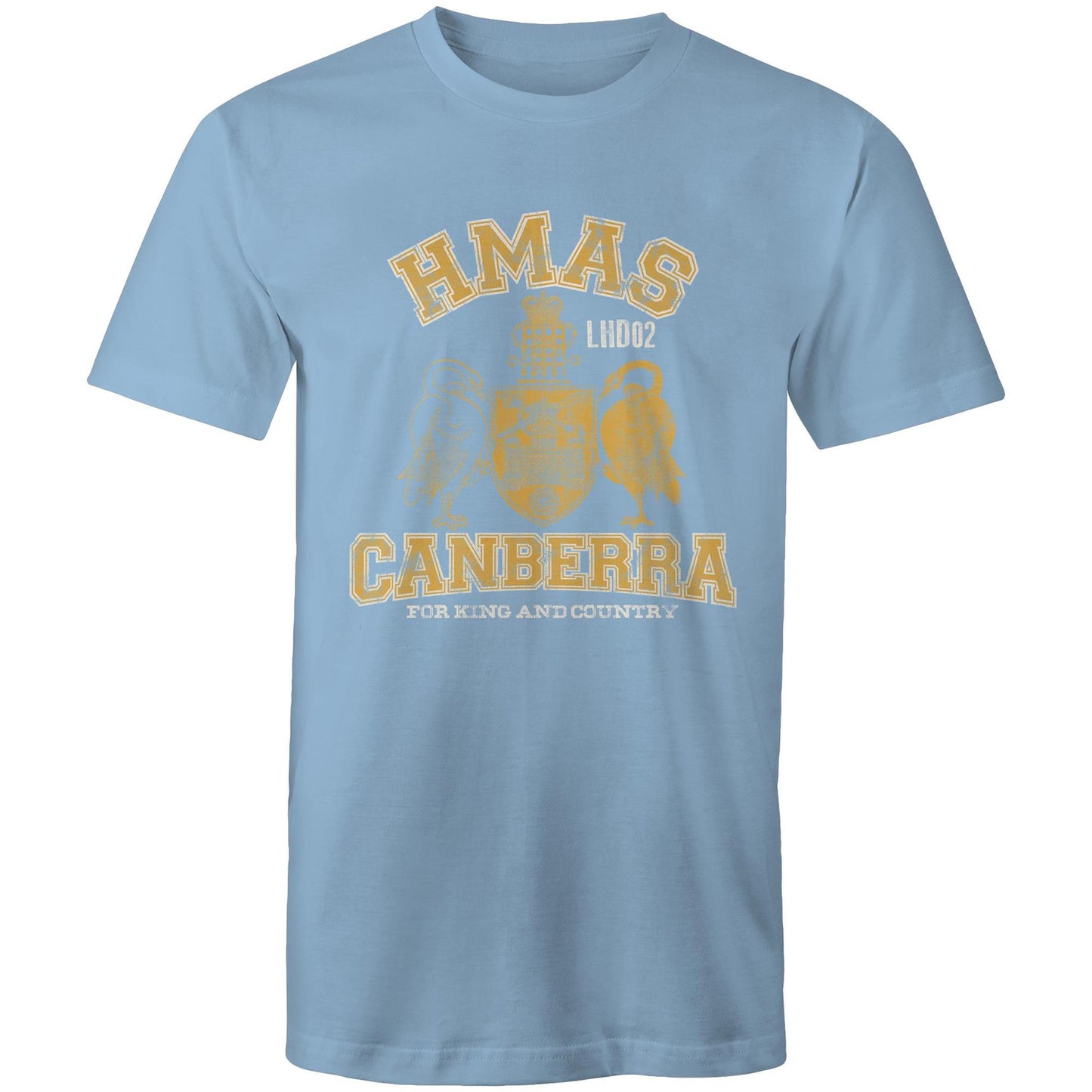 HMAS Canberra (III) L02 Men's T-shirt (style Alpha, colour)
