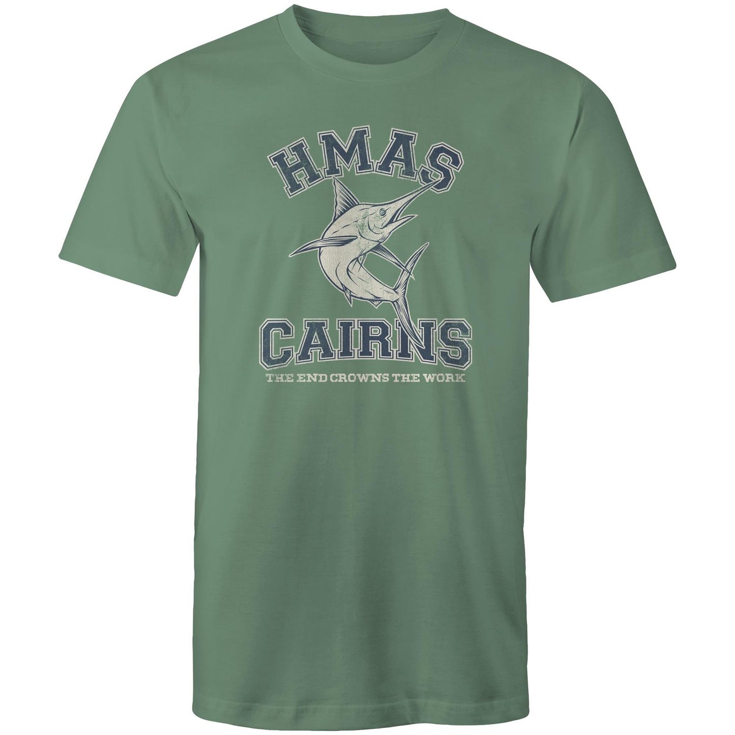 HMAS Cairns Men's T-shirt (style Alpha, Blue)
