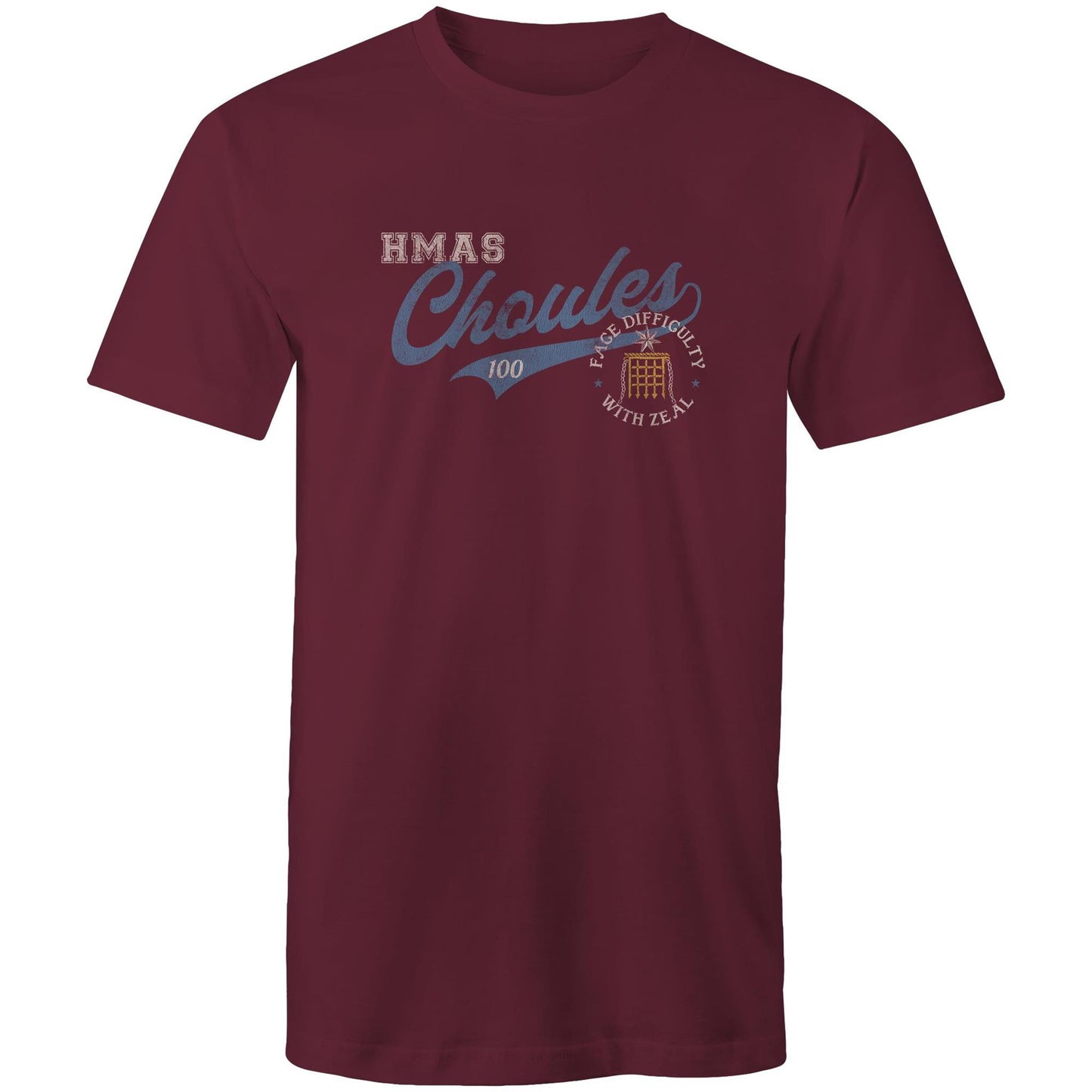 HMAS Choules L100 Men's T-shirt (style Bravo)