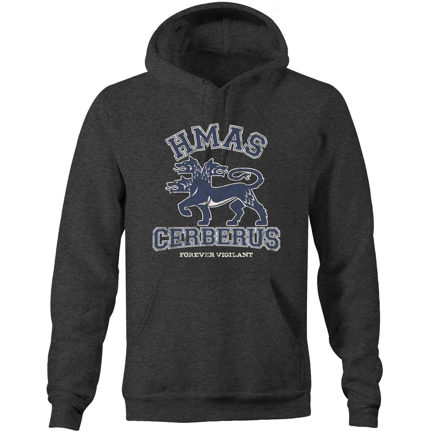 HMAS Cerberus Men's Hoodie (style Alpha)