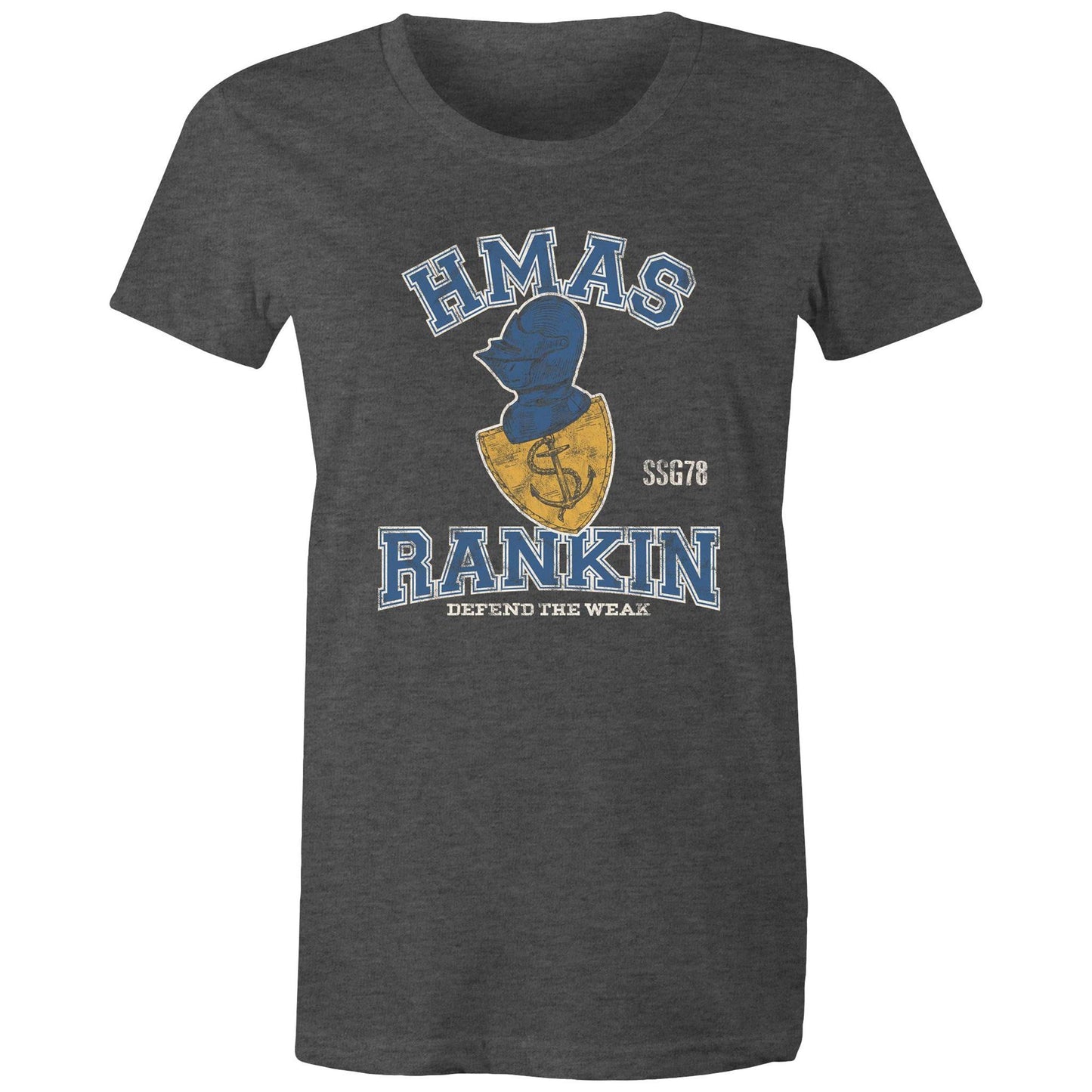 HMAS Rankin SSG78 Women's T-shirt (style Alpha, colour)