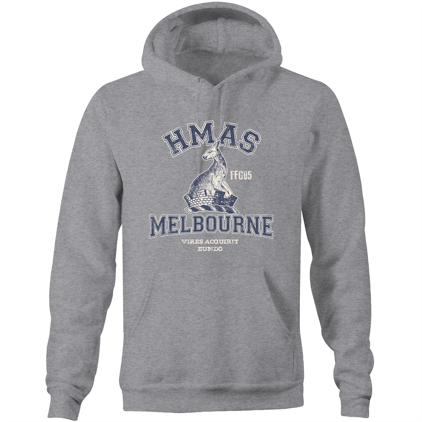 HMAS Melbourne (III) FFG05 Men's Hoodie (style Alpha)