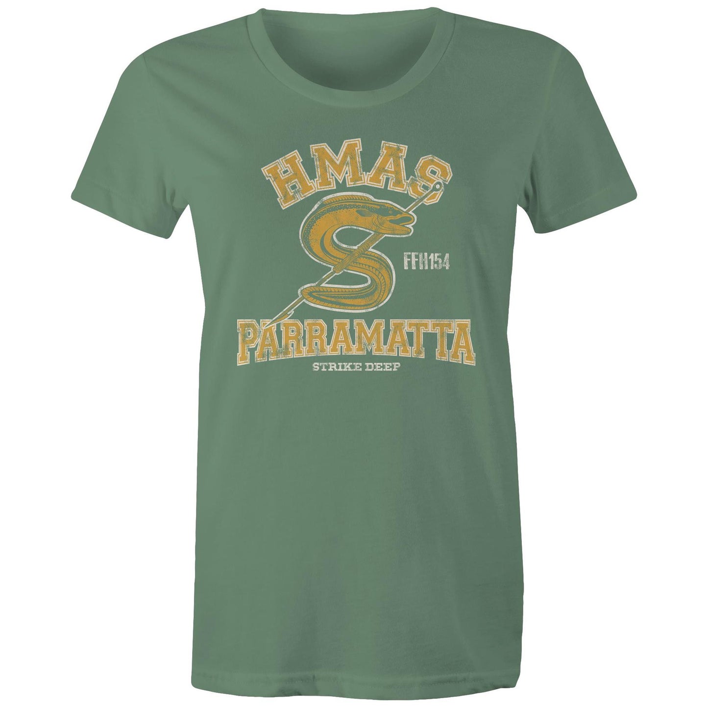 HMAS Parramatta (IV) FFH154 Women's T-shirt (style Alpha, colour)